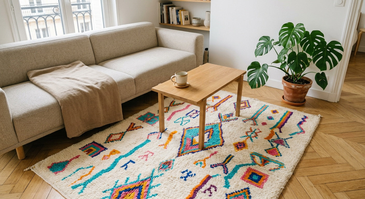 Azilal Rug: the complete guide to choosing the most colorful Berber rug