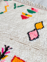 Colorful Berber rug 193 x 290 cm - n°848