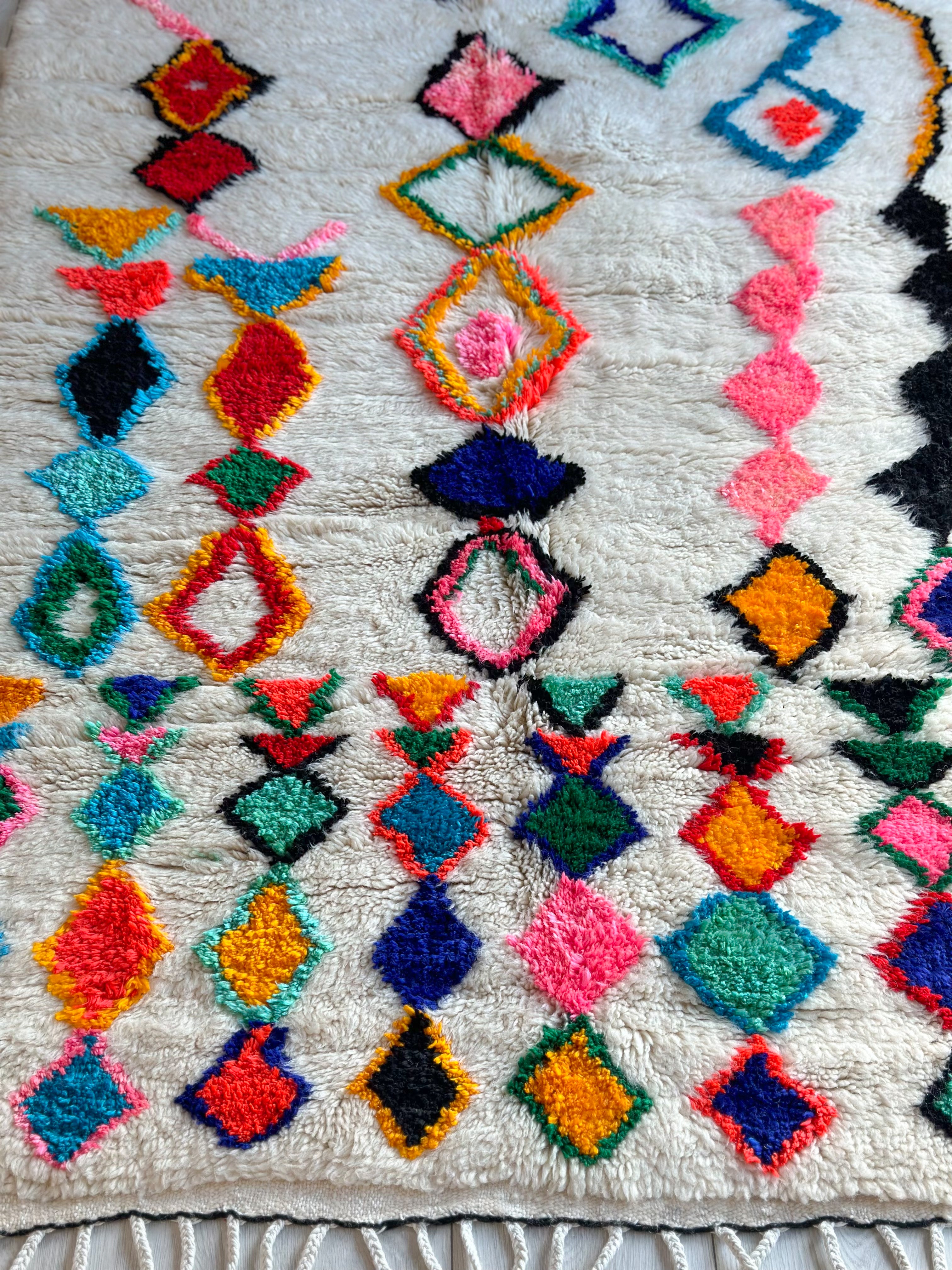 Colorful Berber rug 142 x 260 cm - n°598