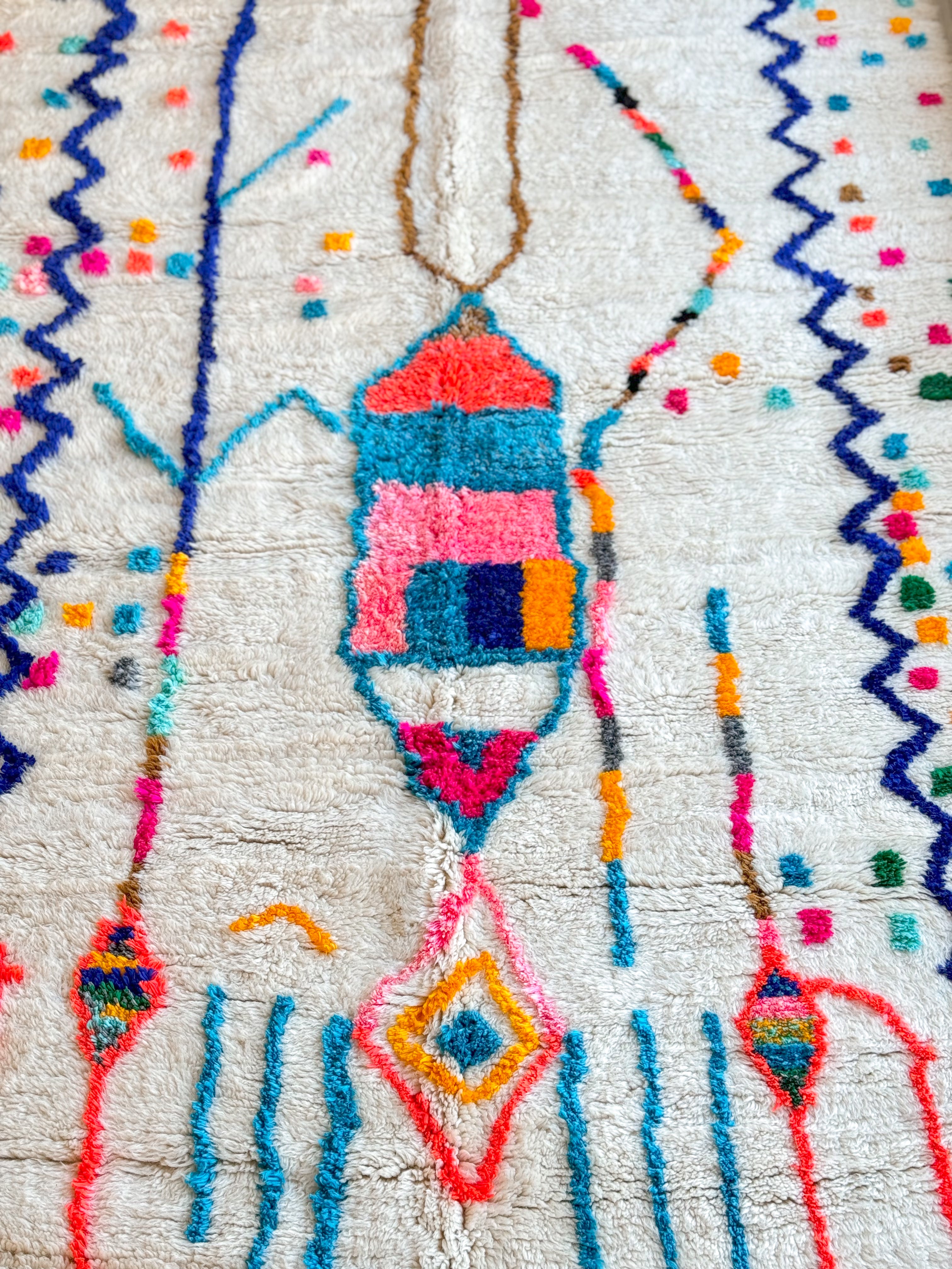 Colorful Berber rug 153 x 270 cm - n°873