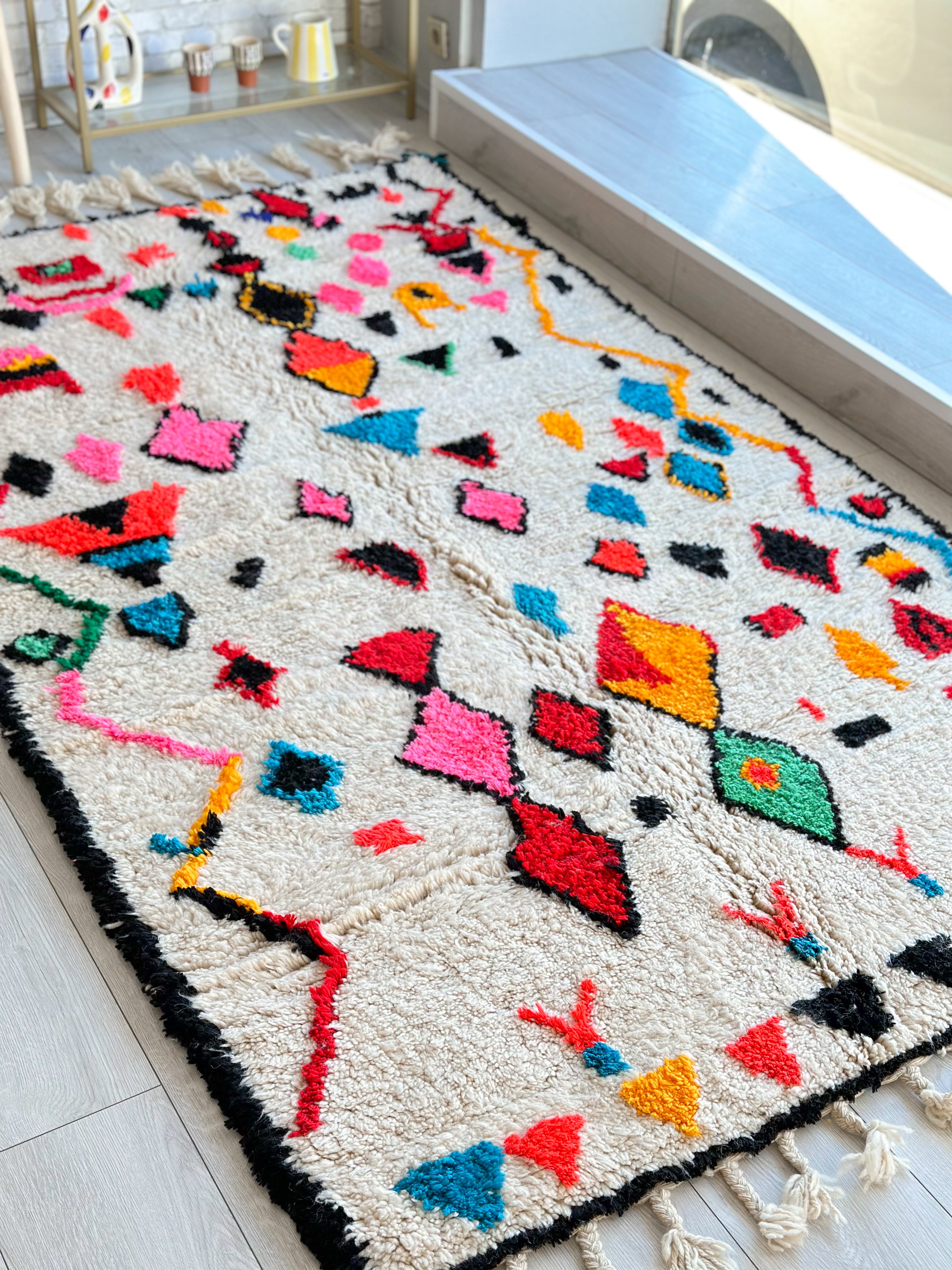 Colorful Berber rug 148 x264 cm - n°734