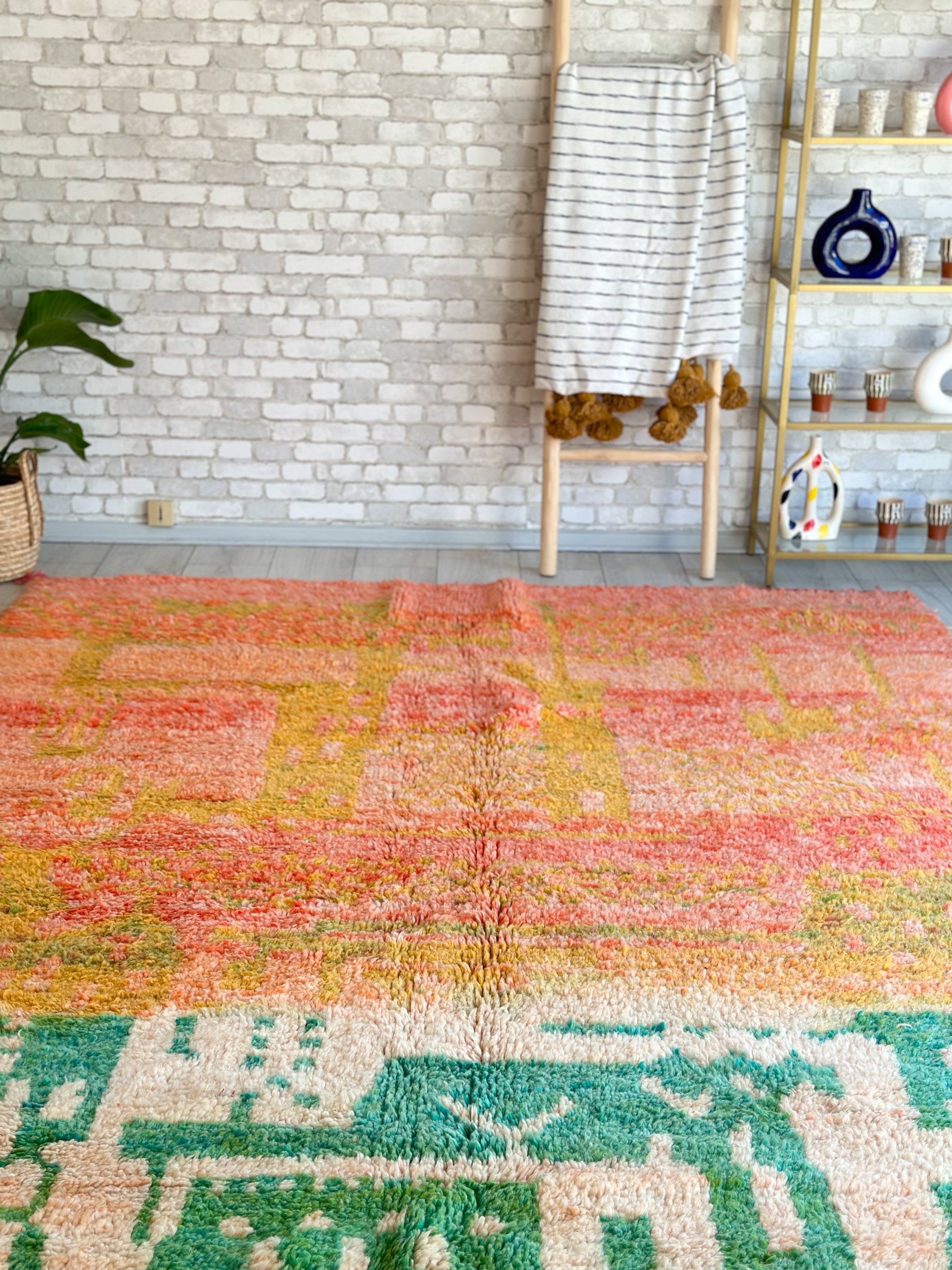 Colorful Beni Ouarain rug - 215 x 310 cm - n°677