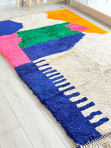 Colorful Berber rug 161 x 280 cm - n°1093