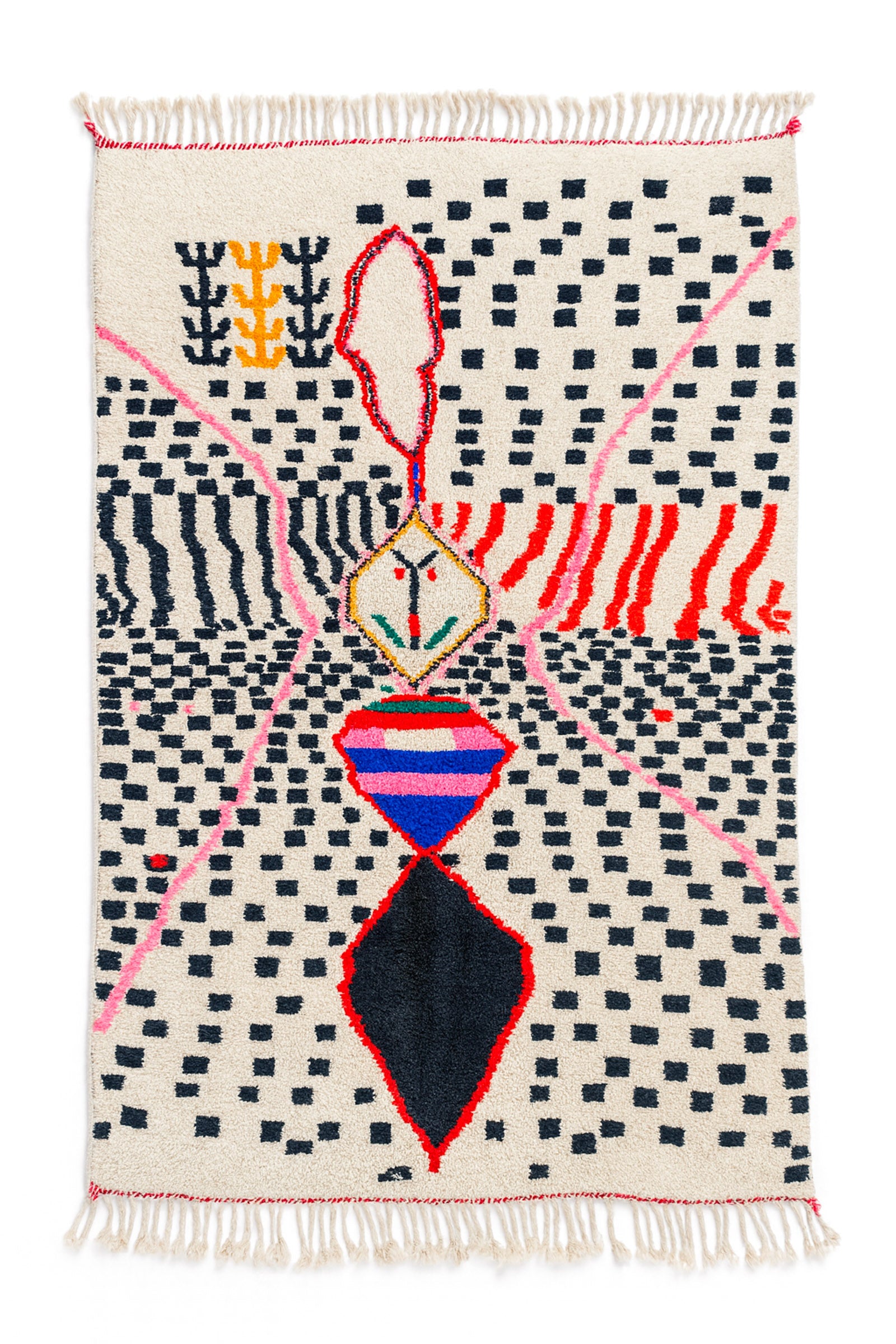 Colorful Moroccan Rug 164 x 280 cm / 5.4 x 9.2 ft - n°1397