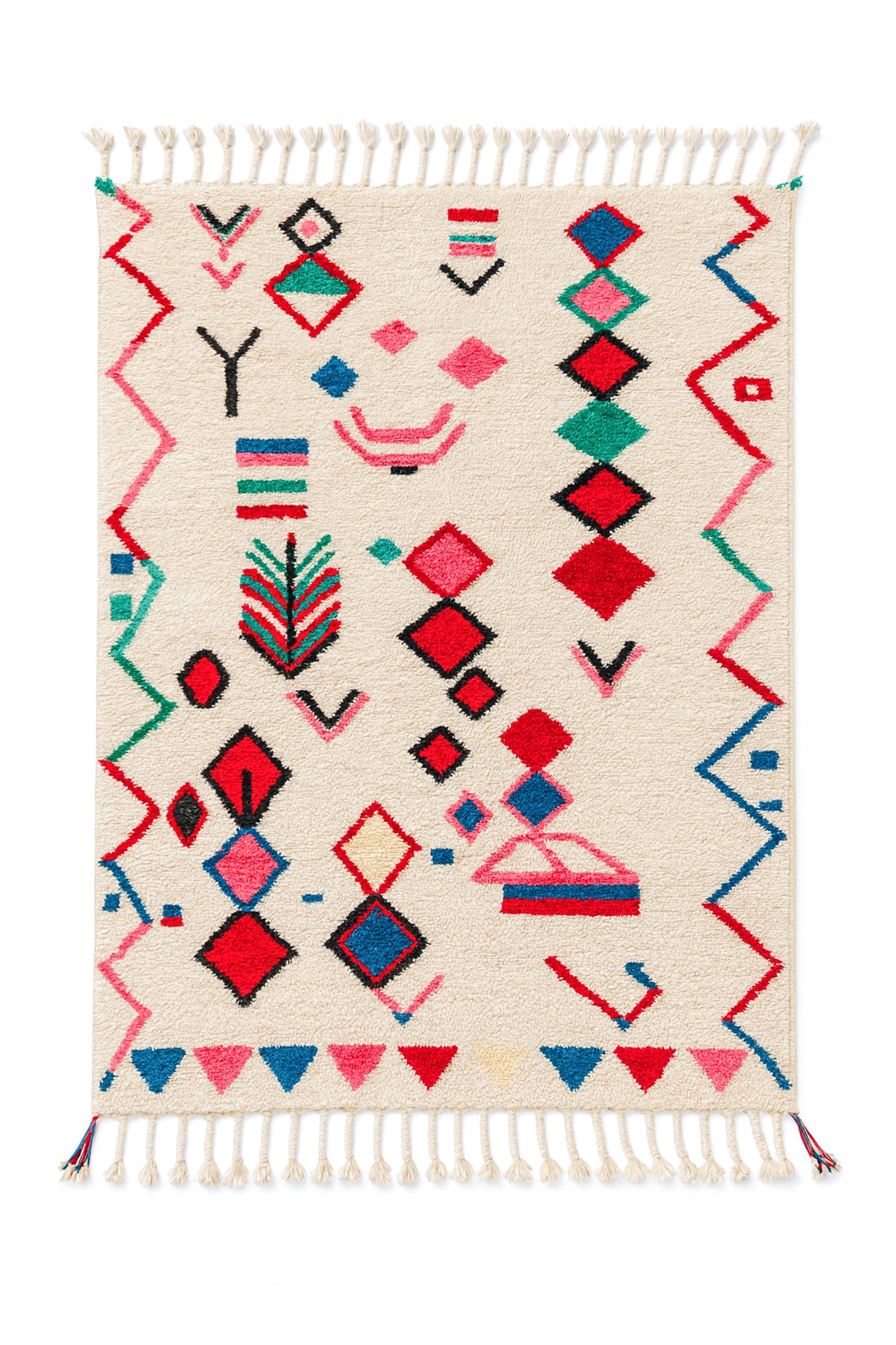 Colorful Berber Rug 146 x 240 cm - No. 1510