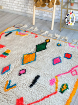 Colorful Berber rug 158 x 260 cm - n°744