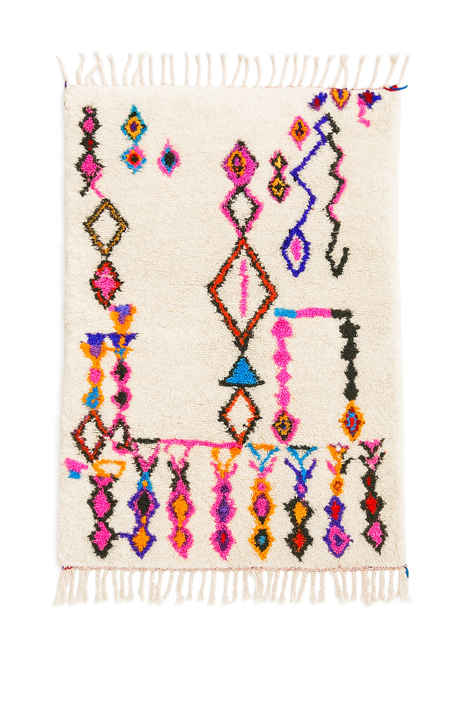 Colorful Berber rug 87 x 141 cm - n°1915