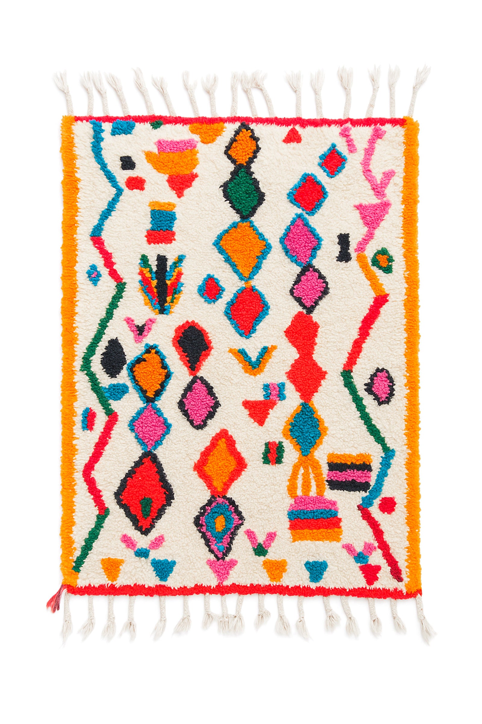 Colorful Berber rug 83 x 125 cm - n°1999