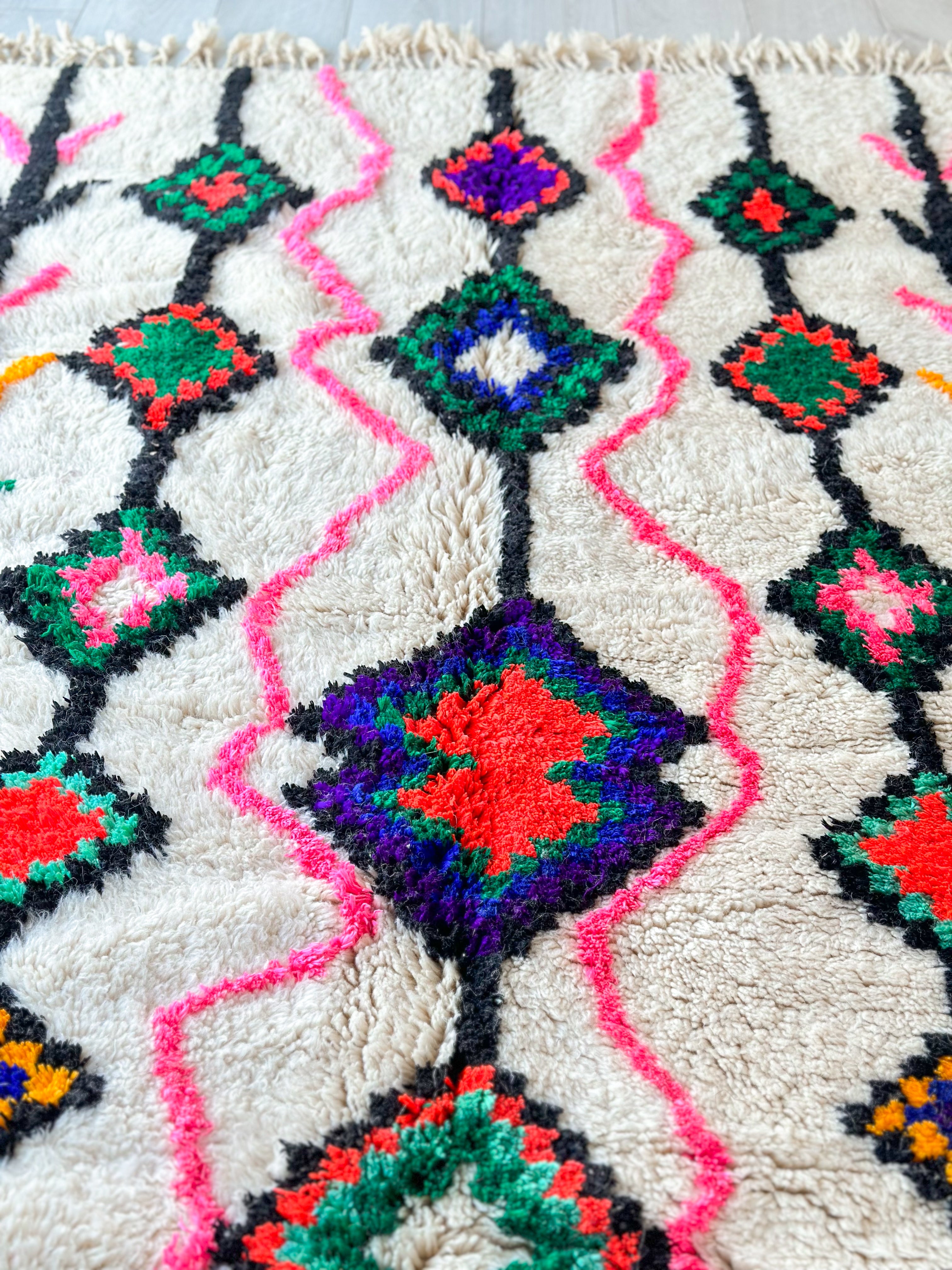 Colorful Berber rug 150 x 270 cm - n°731