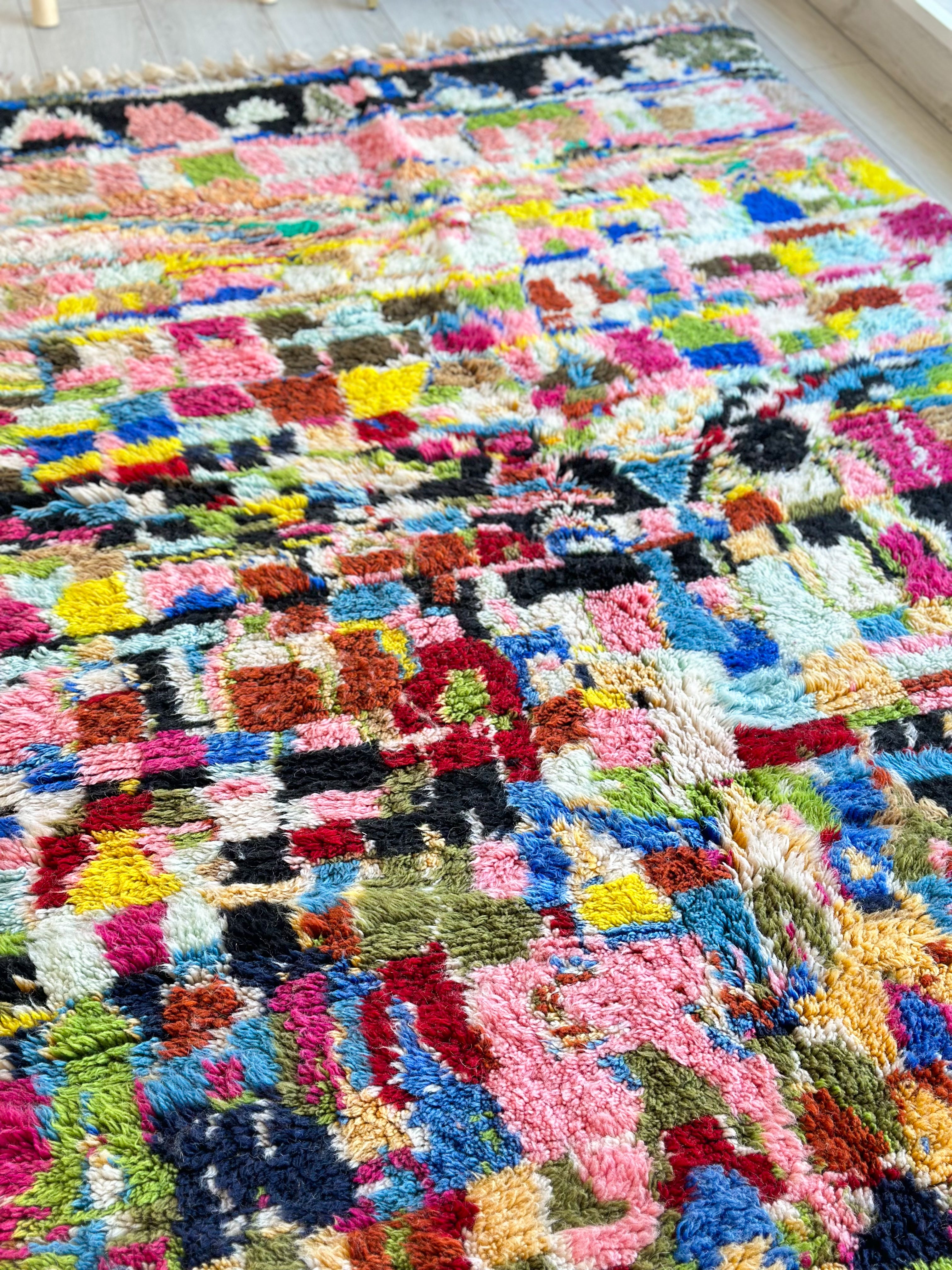 Tapis berbère coloré 155 x 265 cm - n°787