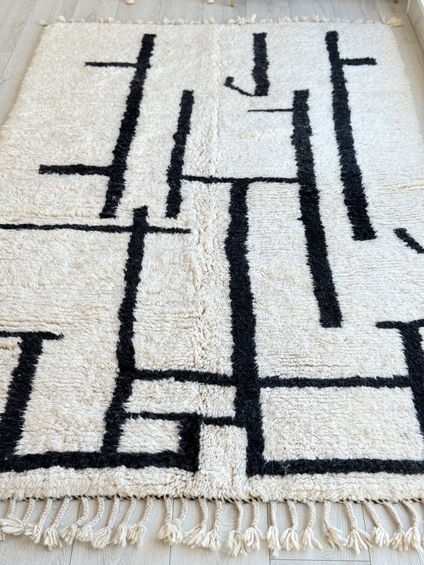 Beni Ouarain rug - 158 x 272 cm - n°917