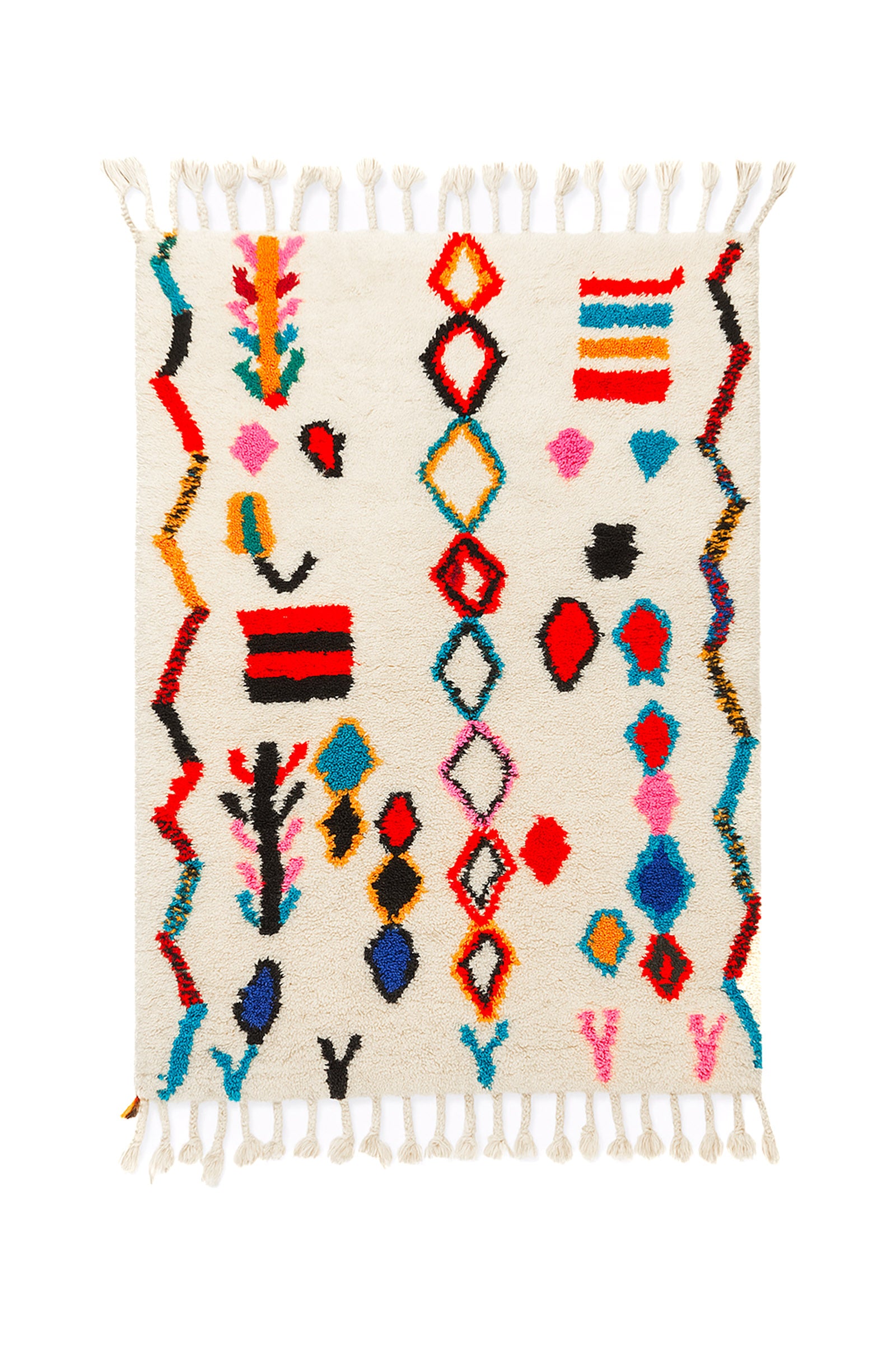 Colorful Berber rug 97 x 150 cm - n°2031