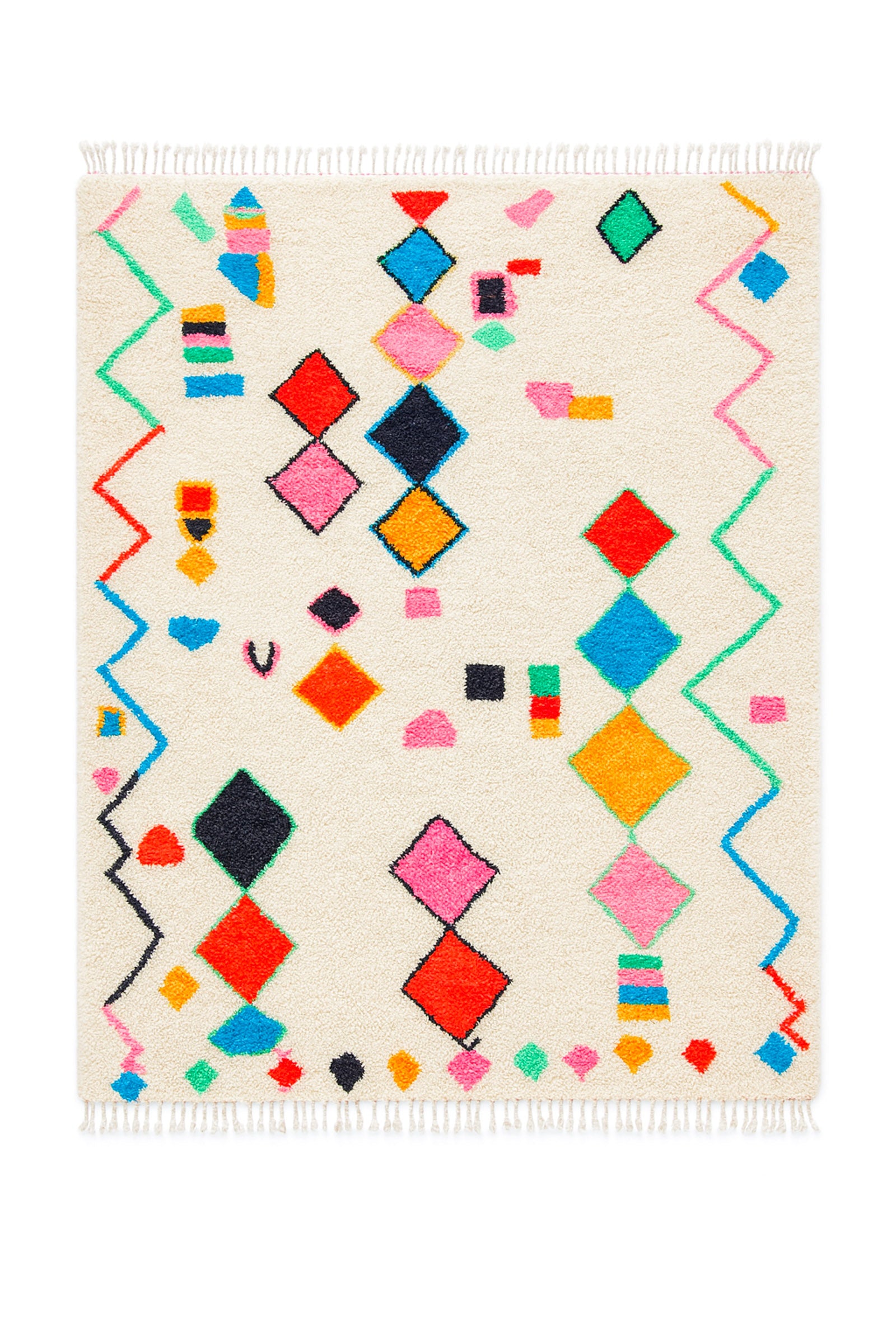 Colorful Berber rug 207 x 324 cm - no. 2185