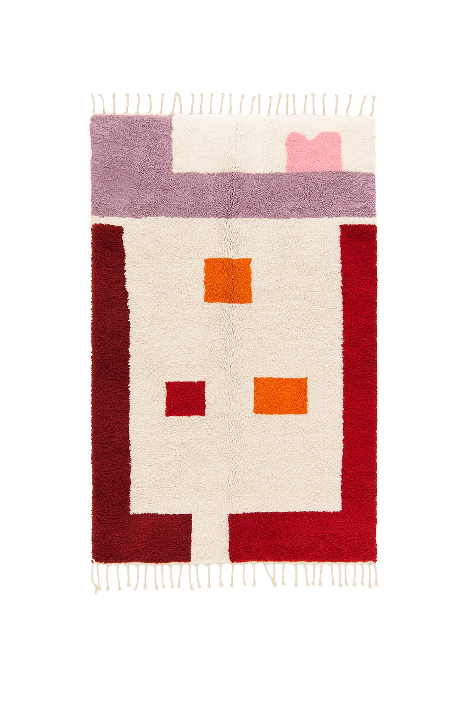 Bunter Berberteppich 150 x 305 cm - Nr. 2189