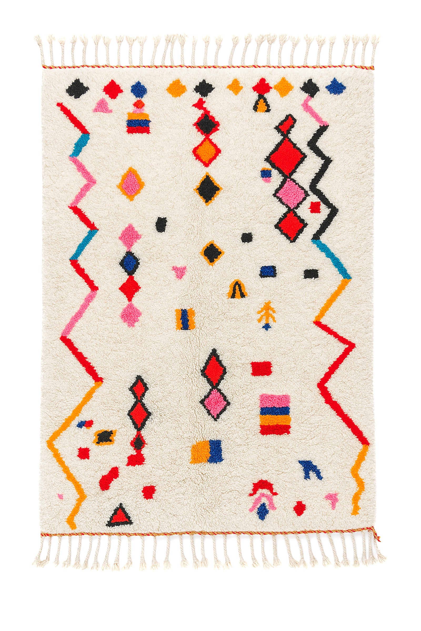 Bunter Berberteppich 150 x 271 cm - Nr. 2241