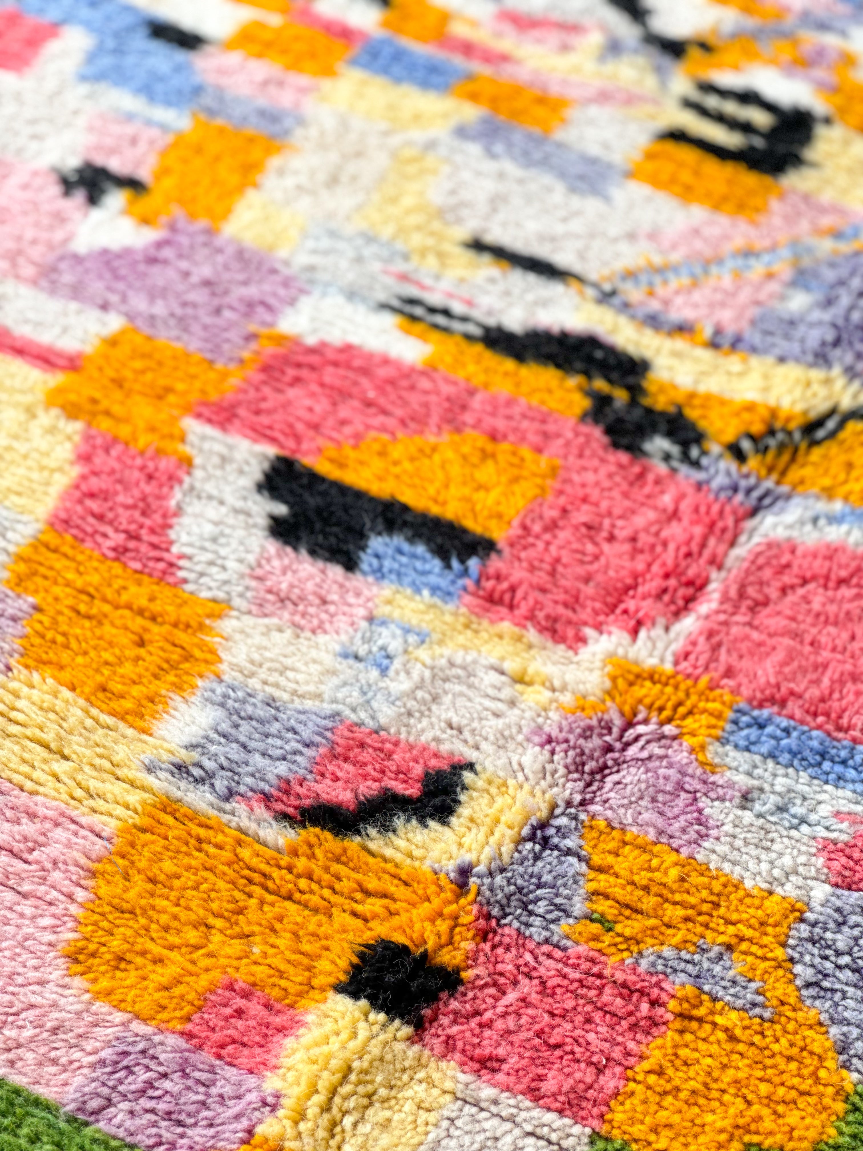 Colorful Berber rug 156 x 256 cm / 5.1 x 8.4 ft - n°1165