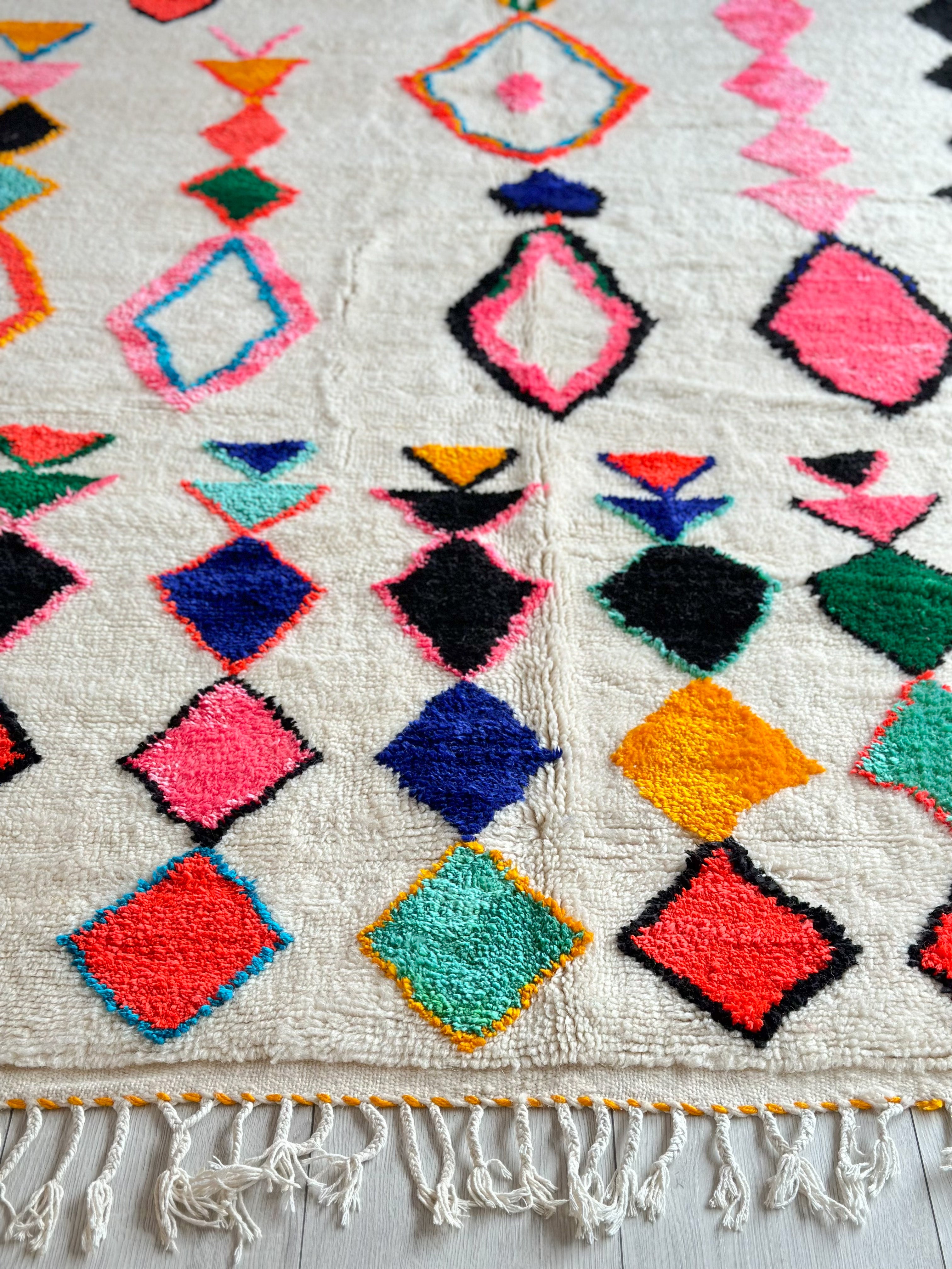 Colorful Berber rug 199 x 320 cm - n°603