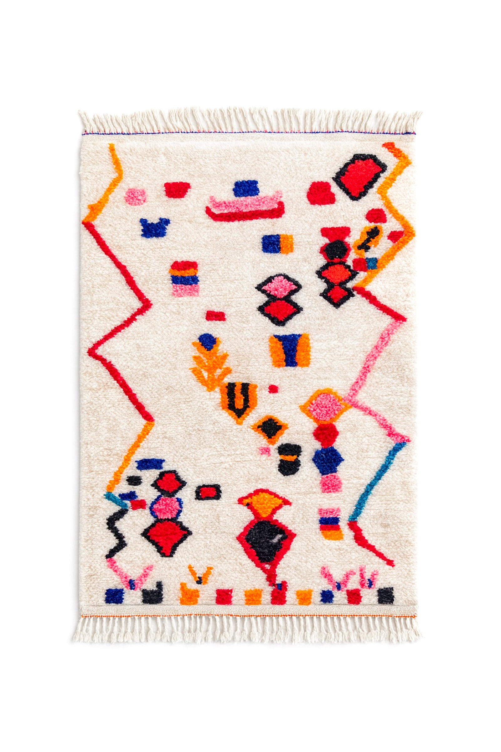 Colorful Berber rug 100 x 169 cm - No. 2465