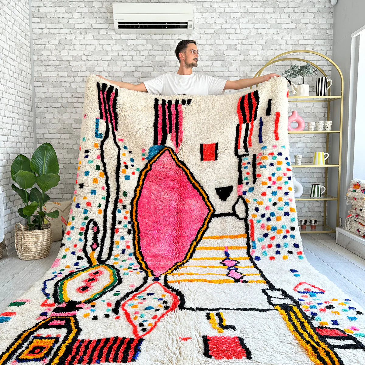 その他 rug.rug Custom colorful Berber rug | Handmade | Tamazi