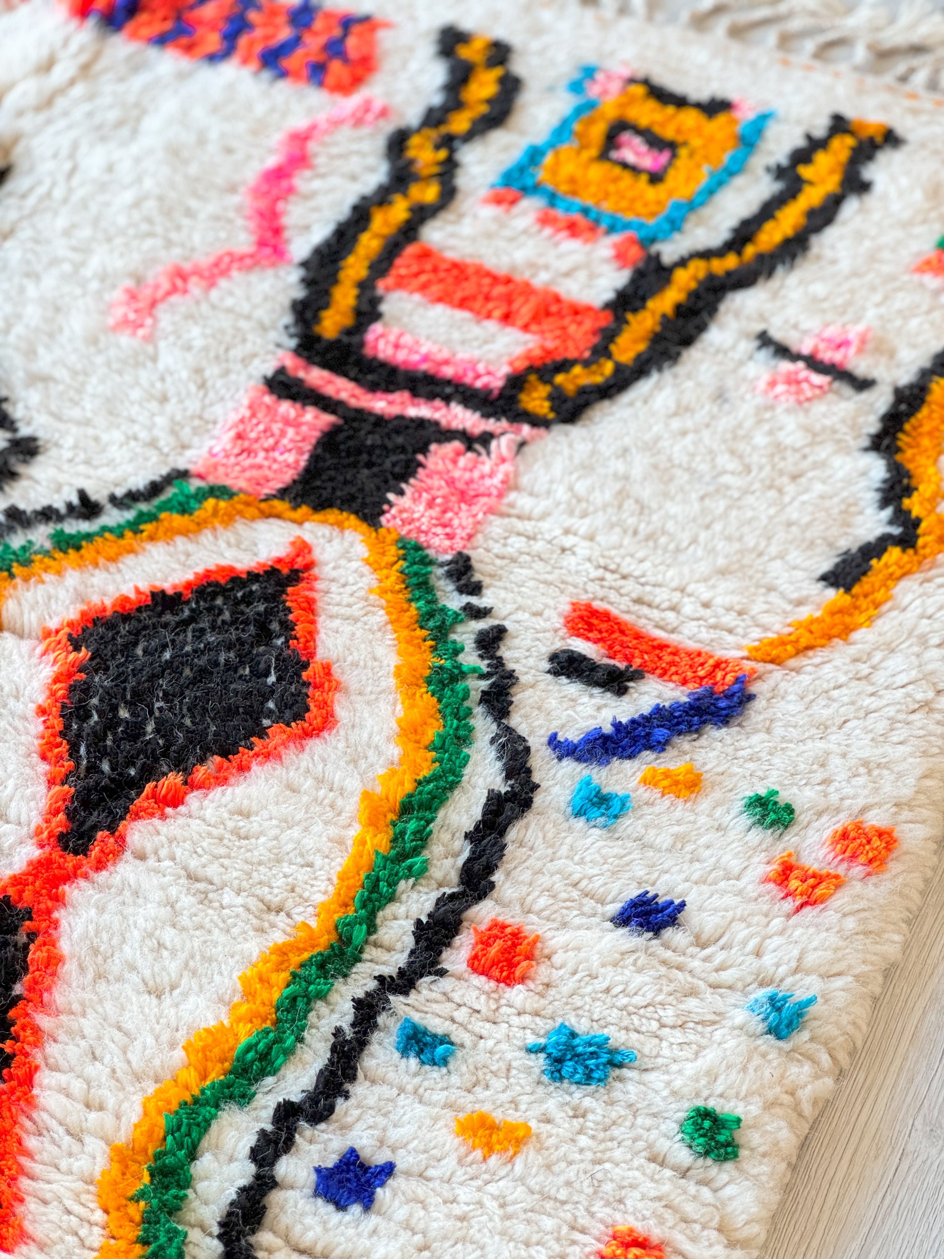 Colorful Berber rug 154 x 288 cm - n°916