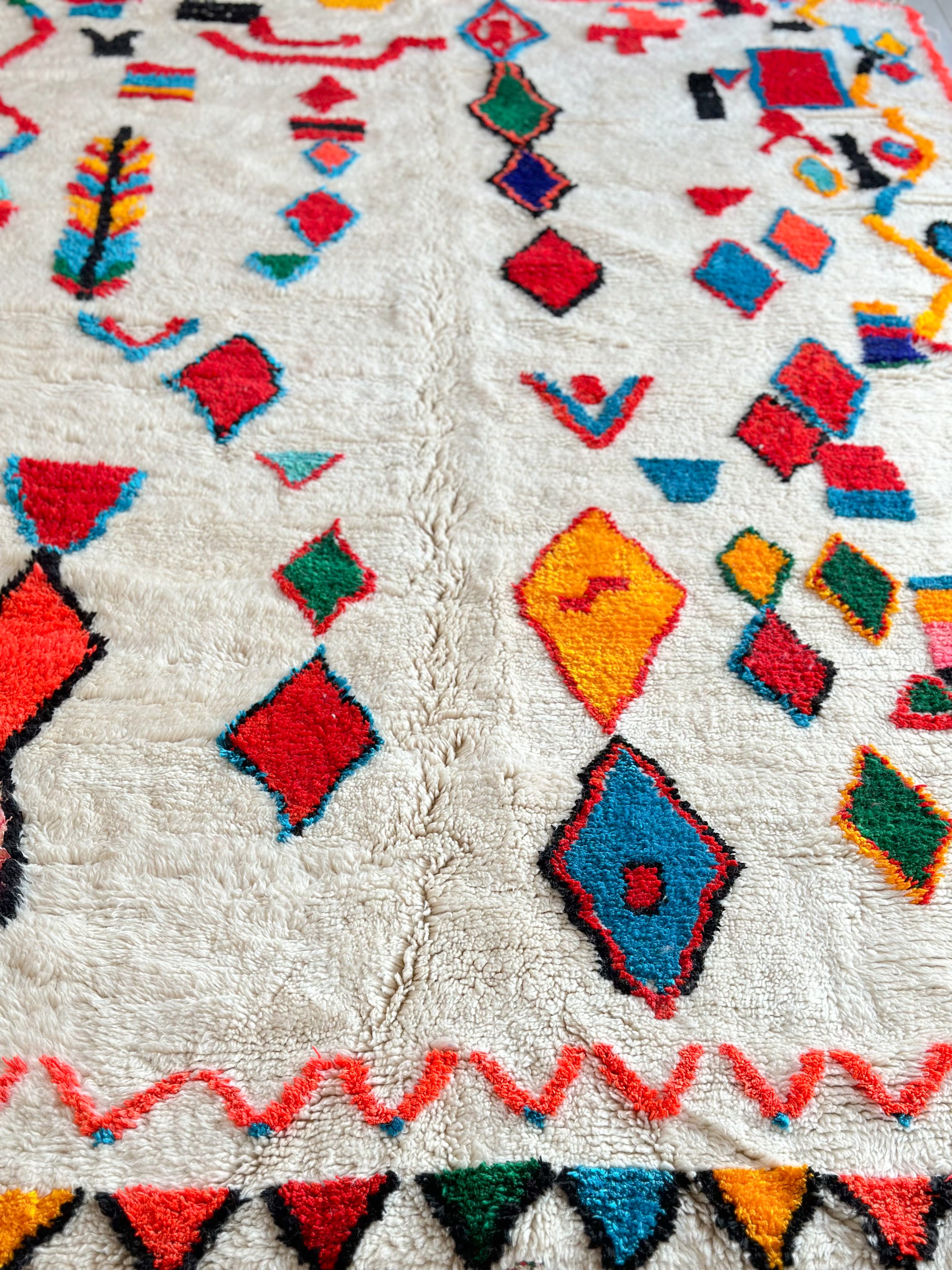 Colorful Berber rug 192 x 305 cm - n°599