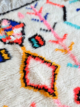 Colorful Berber rug 97 x 160 cm - n°649