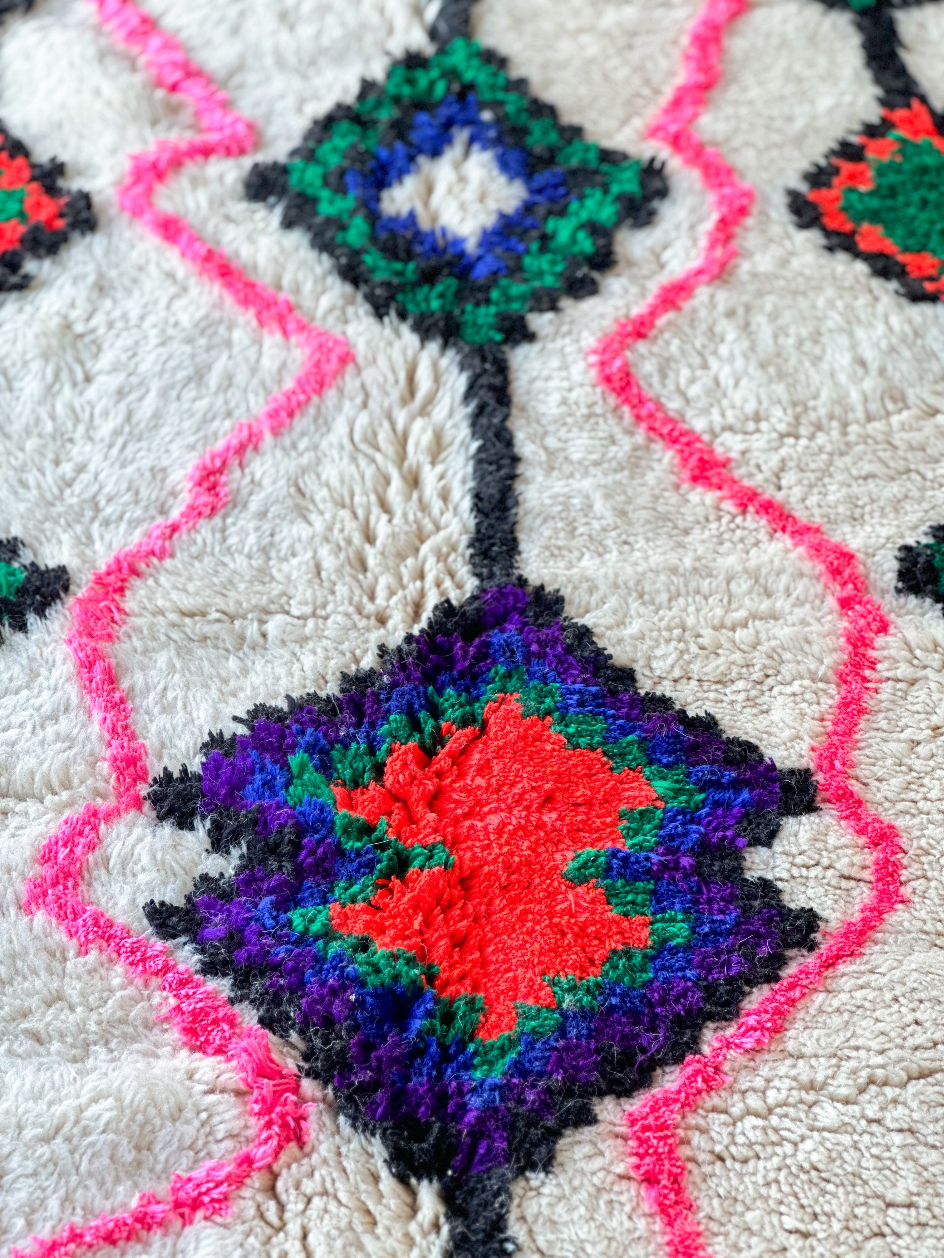 Colorful Berber rug 150 x 270 cm - n°731