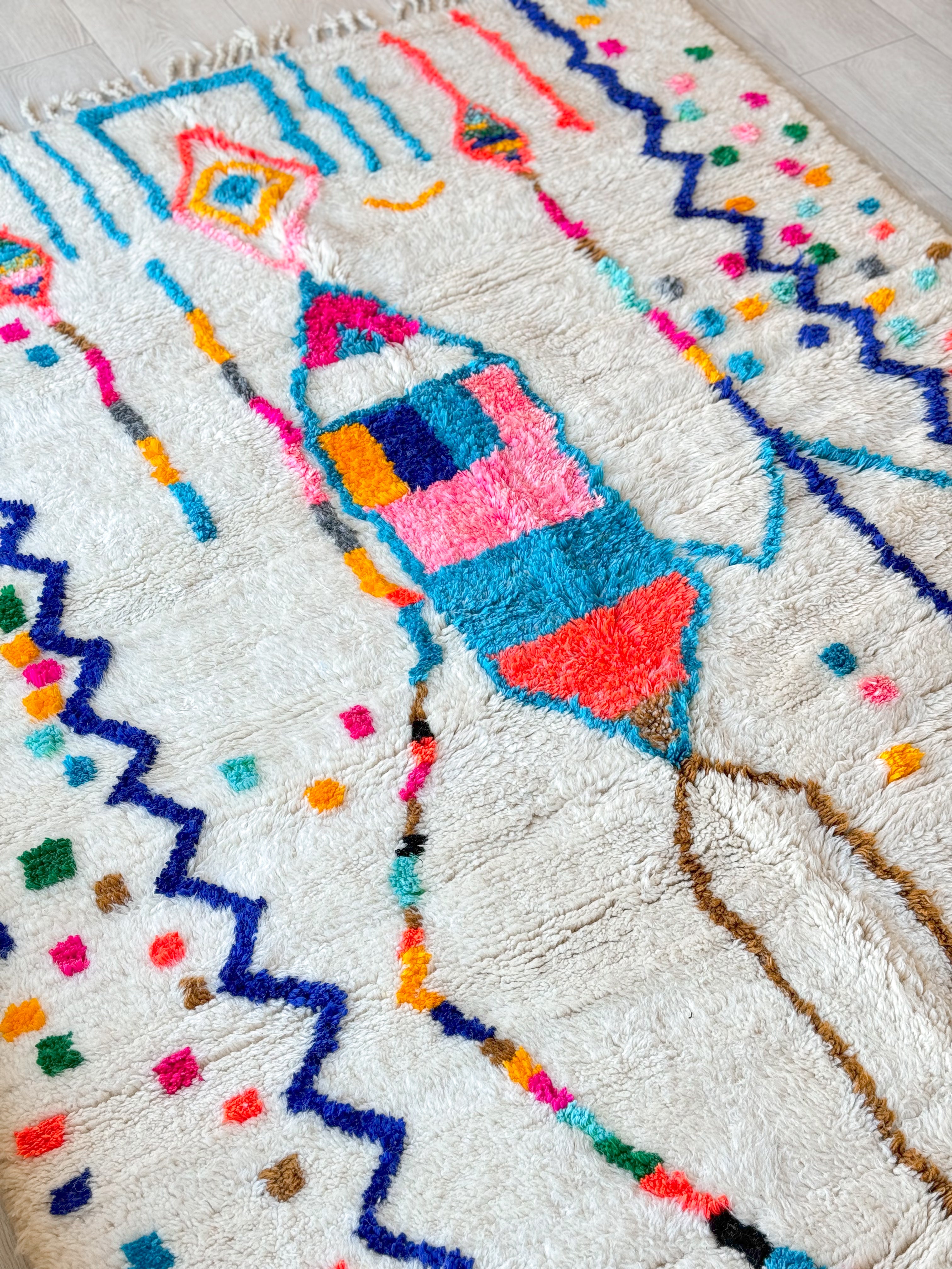 Colorful Berber rug 153 x 270 cm - n°873