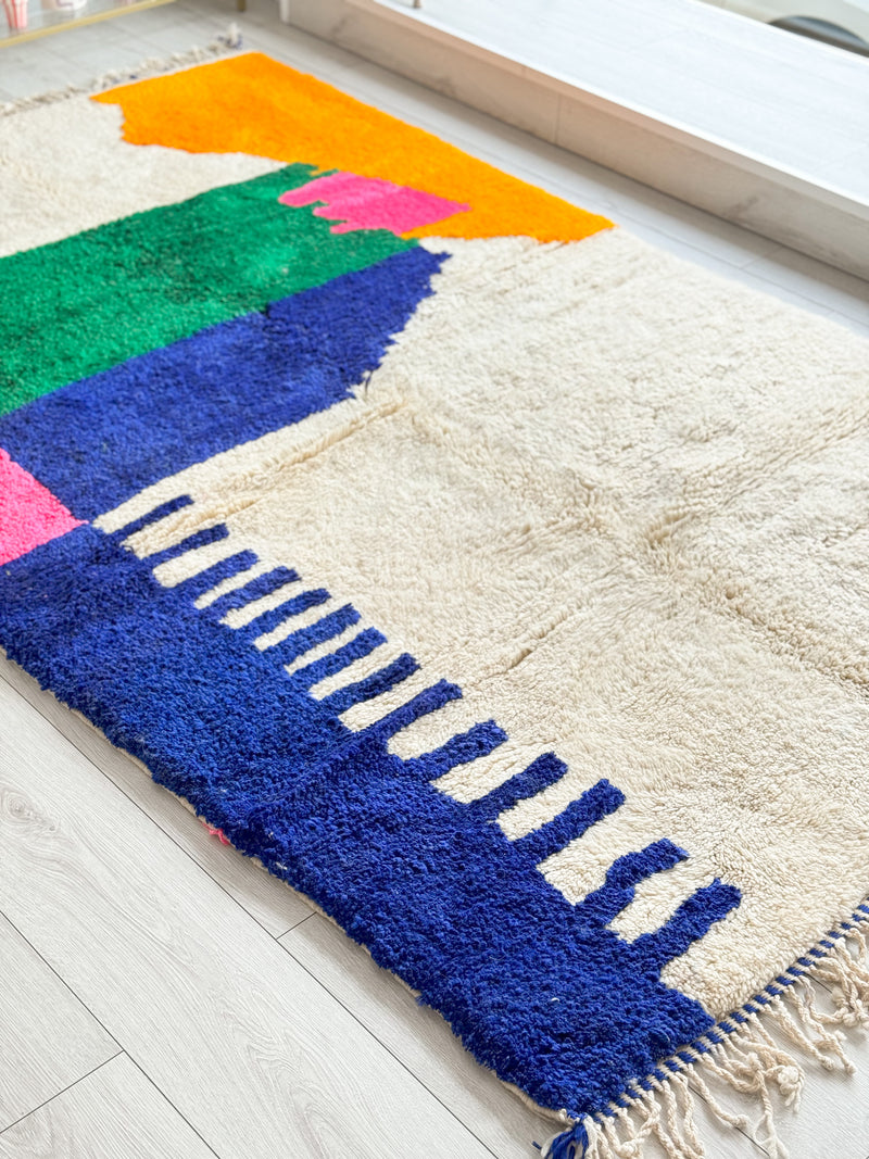 Colorful Berber rug 161 x 280 cm - n°1093