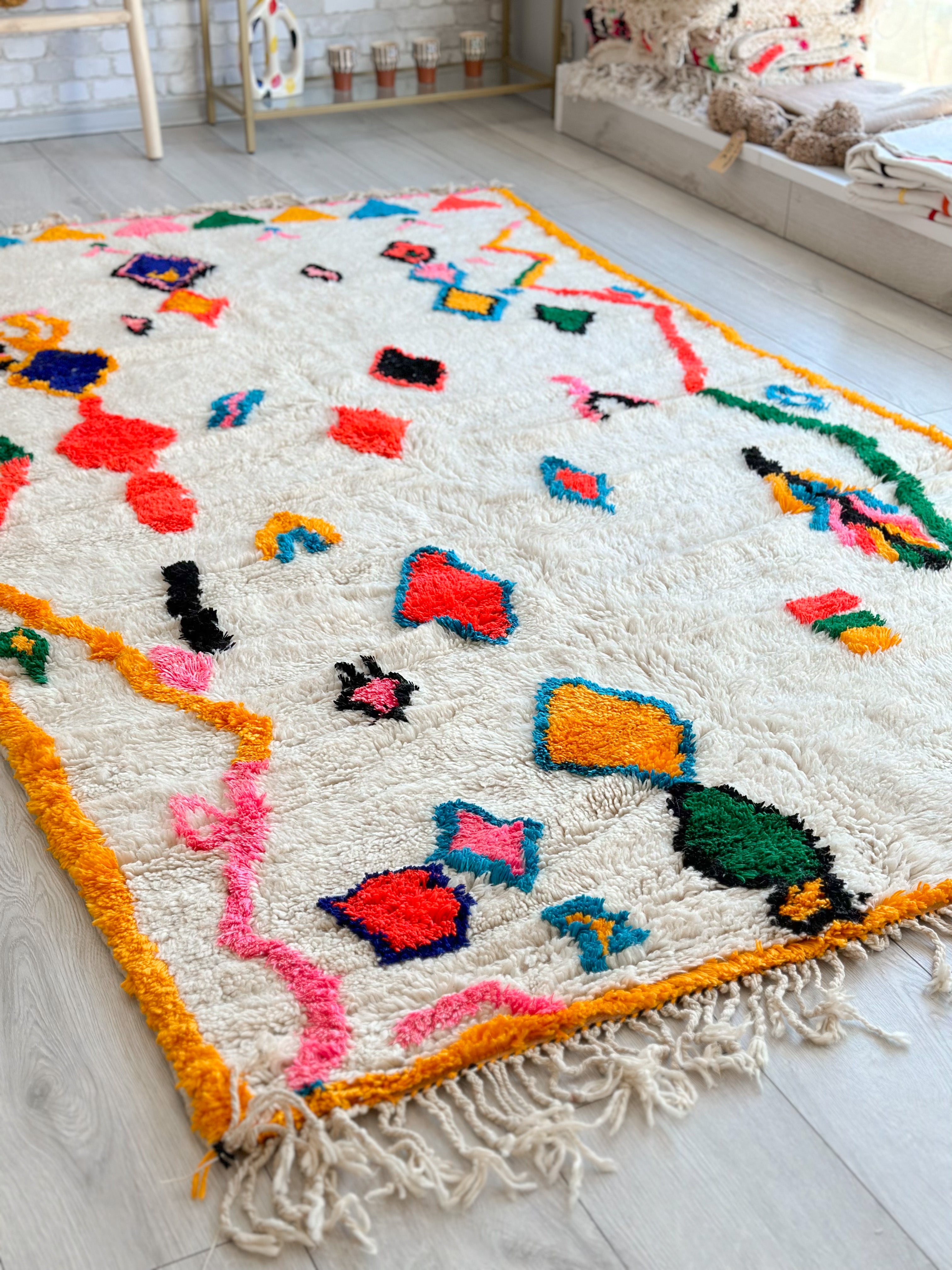 Colorful Berber rug 147 x 270 cm - n°622