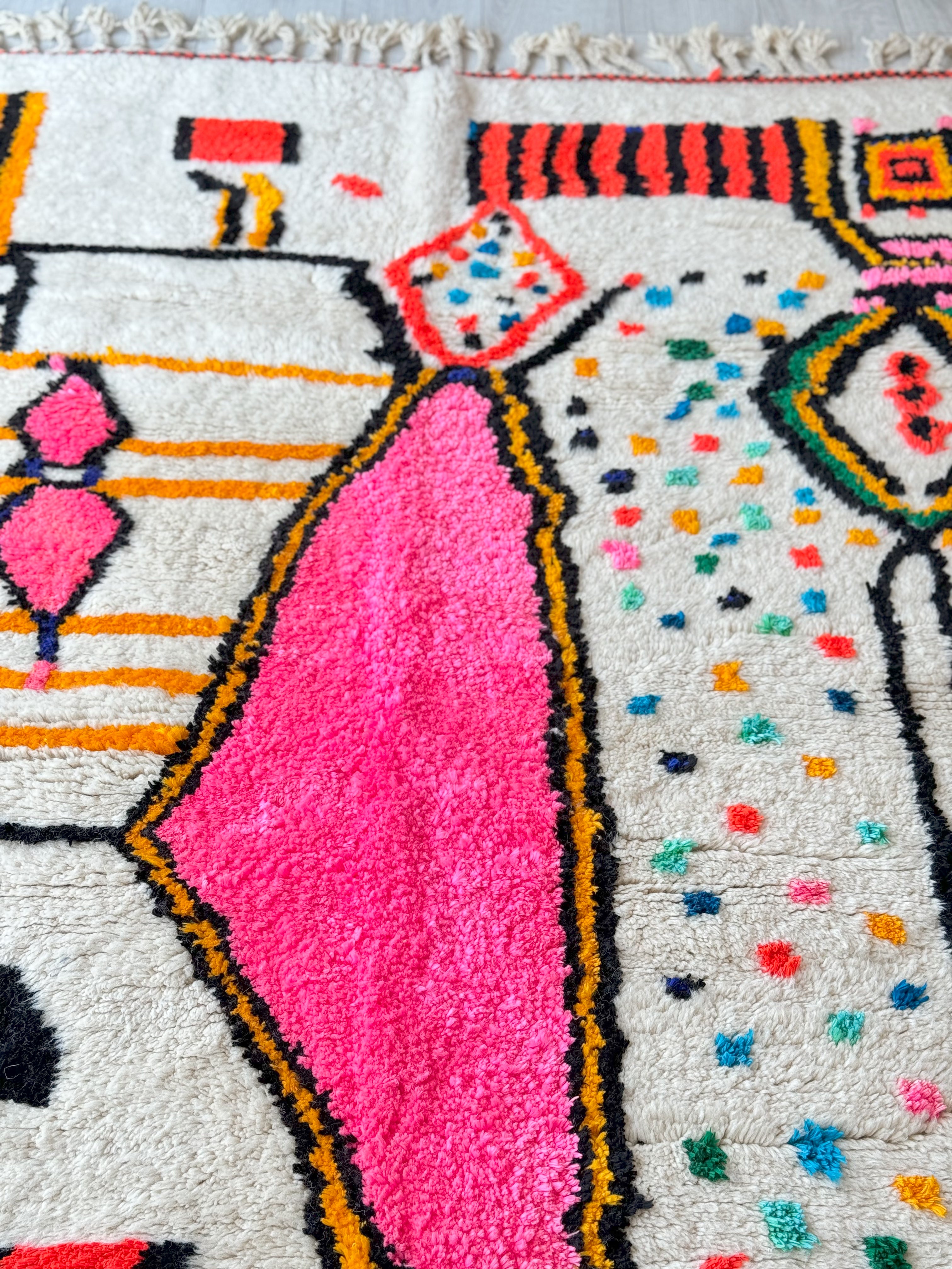 Colorful Berber rug 188 x 286 cm - n°1119