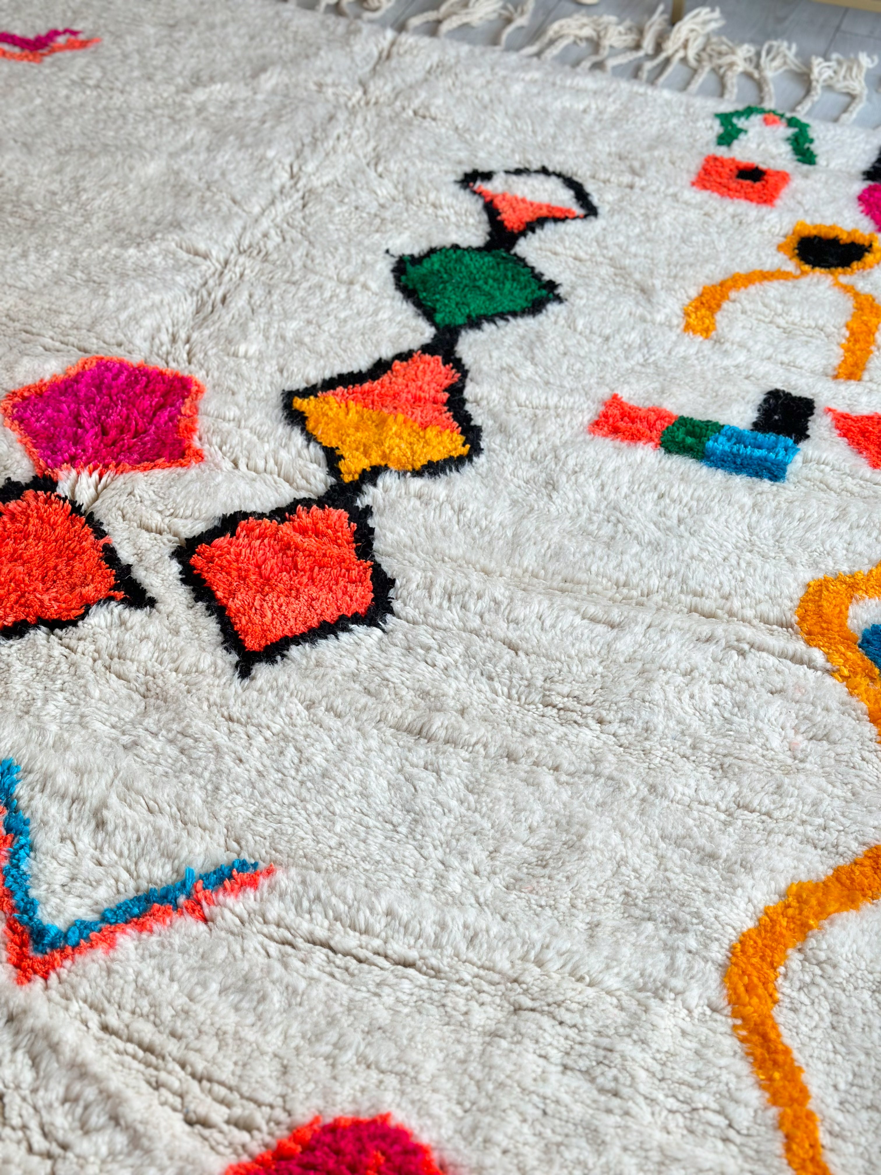 Colorful Berber rug SHAGGY 200 x 330 cm - n°775