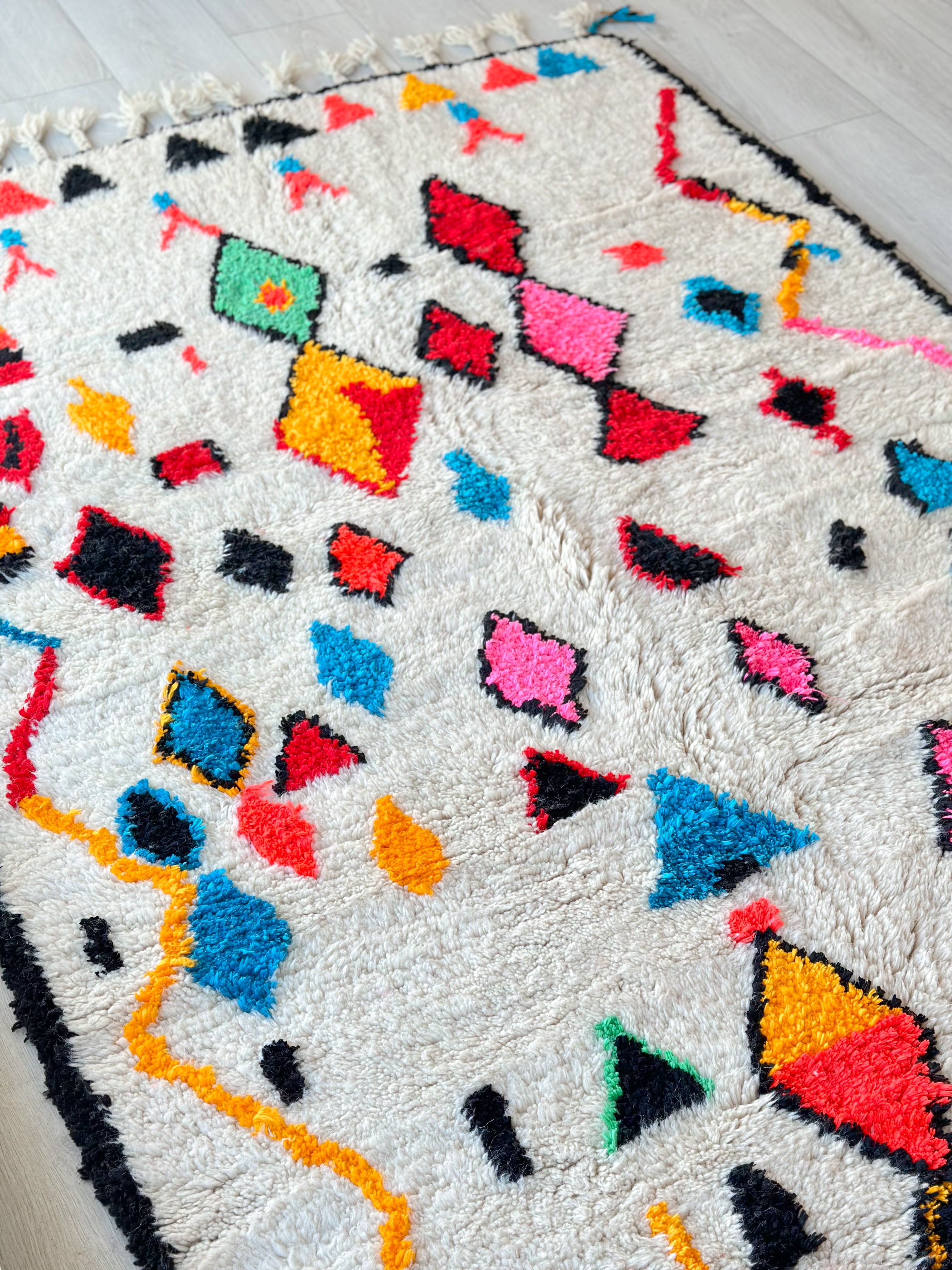 Colorful Berber rug 148 x264 cm - n°734