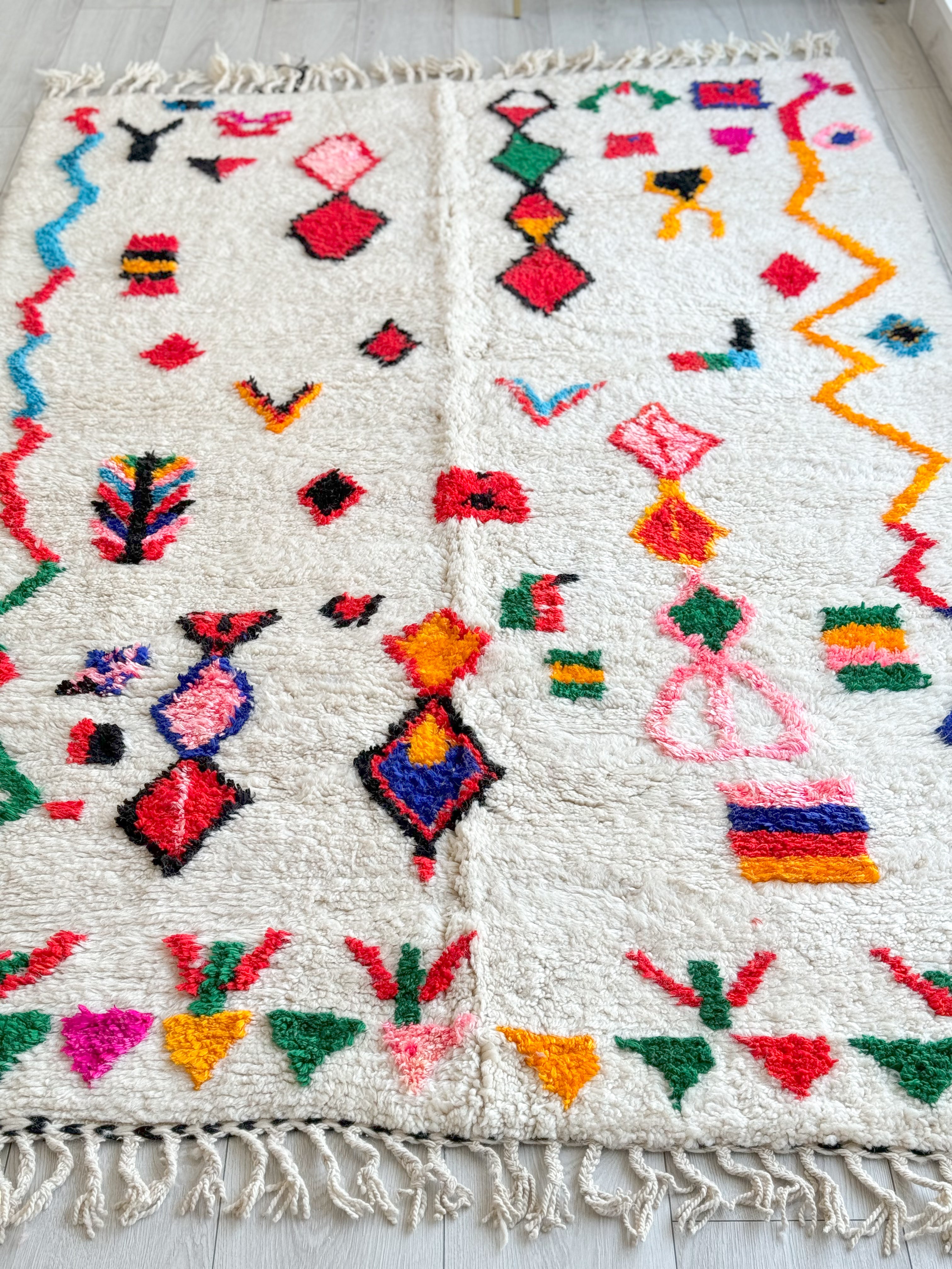 Colorful Berber rug 163 x 270 cm - n°936