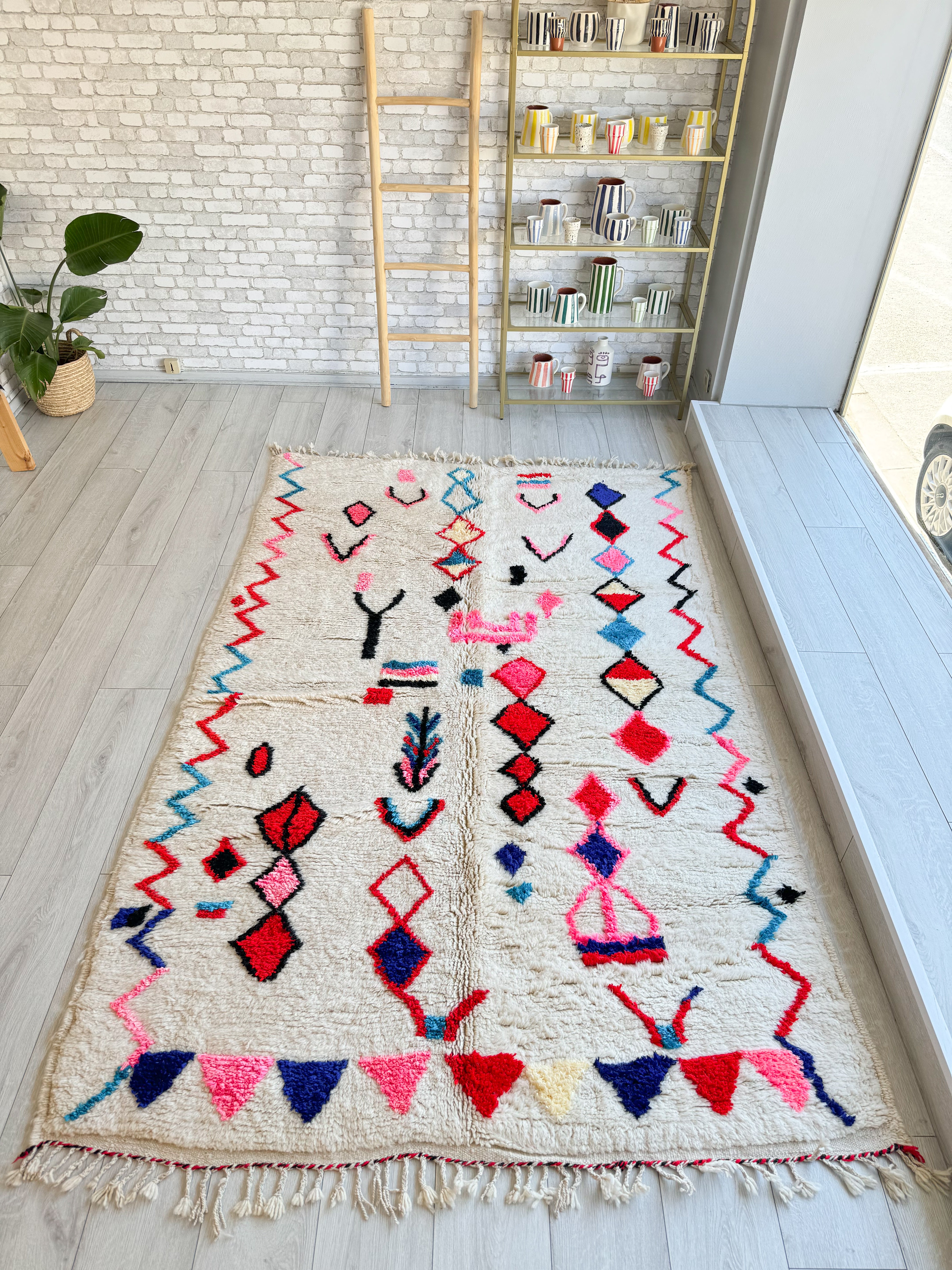 Tapis berbère coloré 172 x 285 cm - n°1386