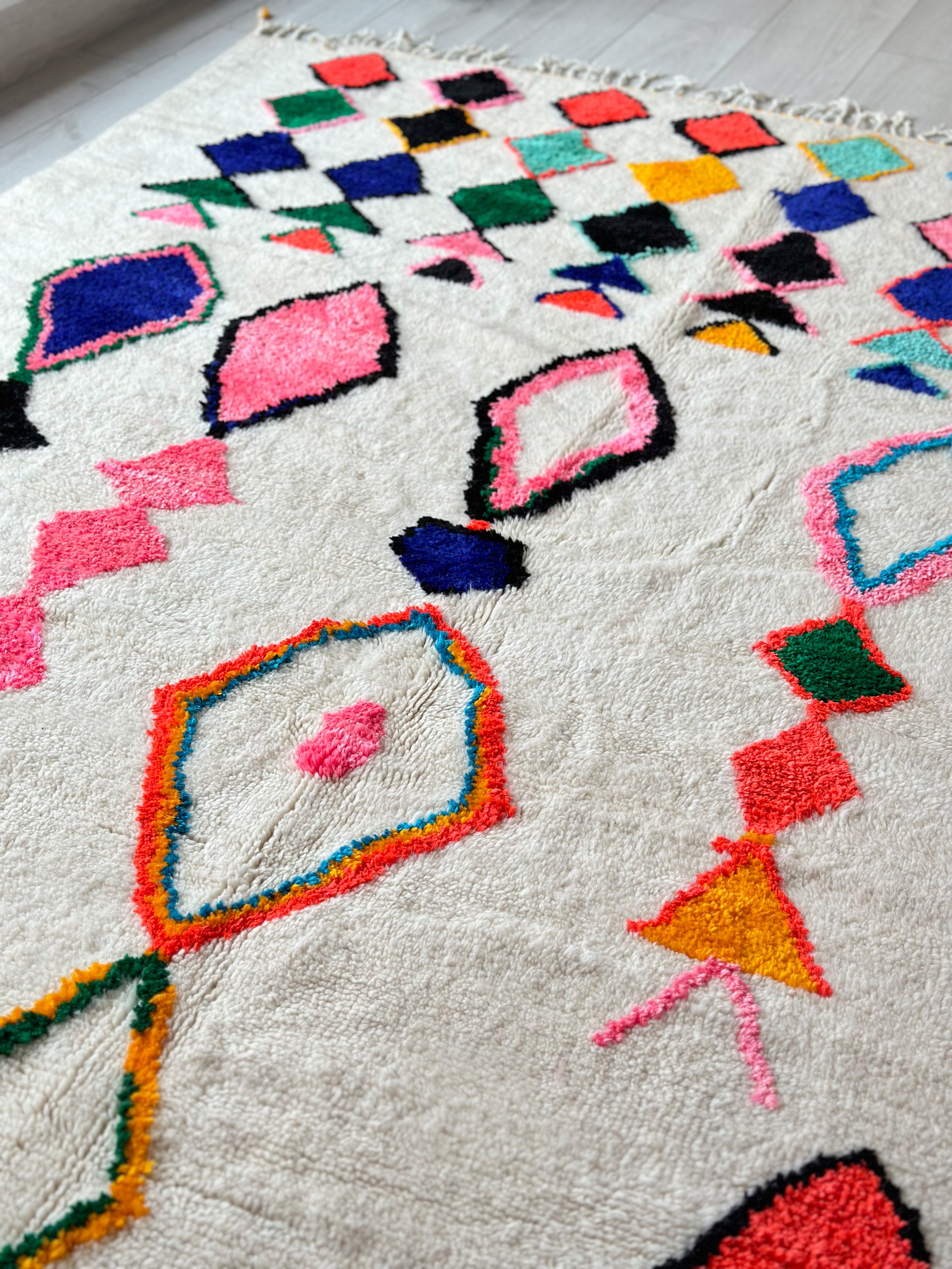 Colorful Berber rug 199 x 320 cm - n°603