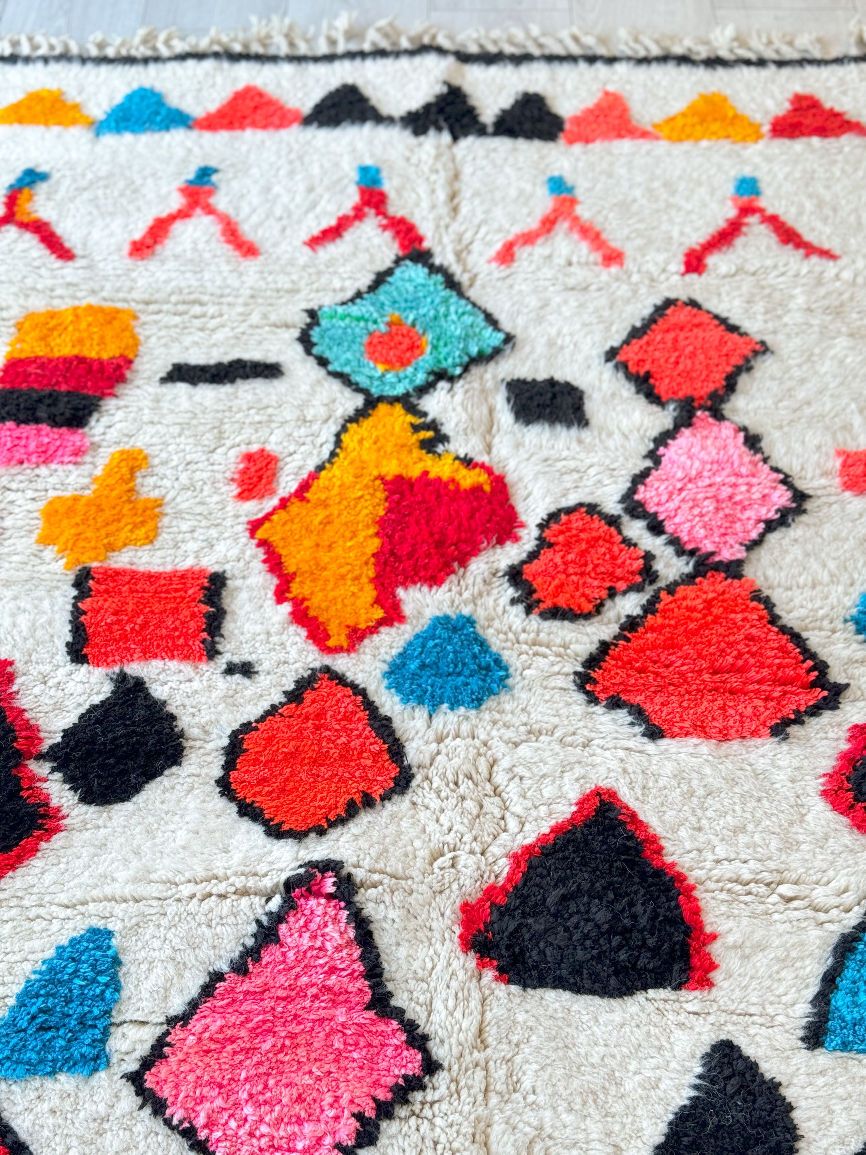 Colorful Berber rug 160 x 260 cm - n°1039