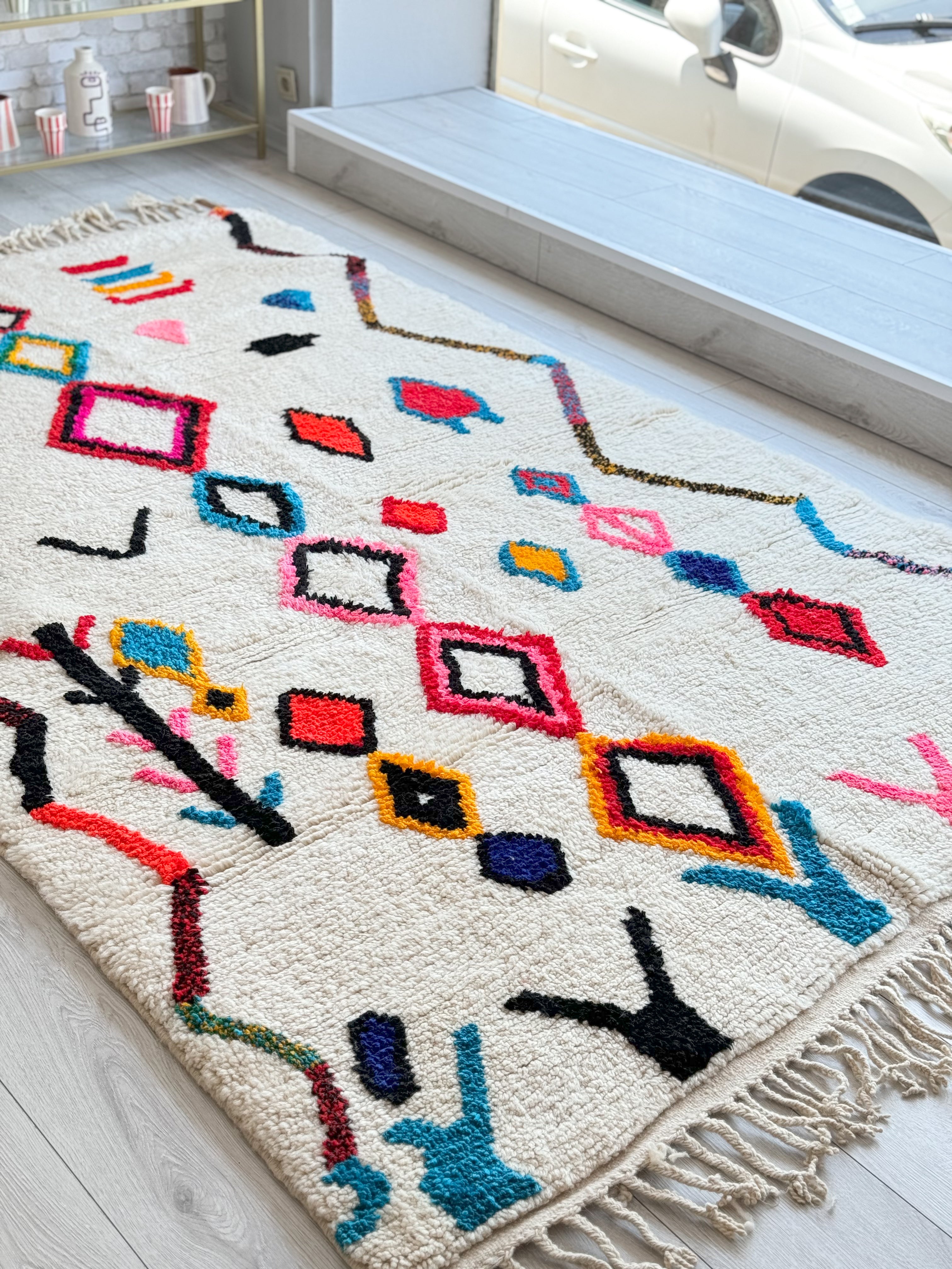 Colorful Berber rug 164 x 288 cm - n°1126