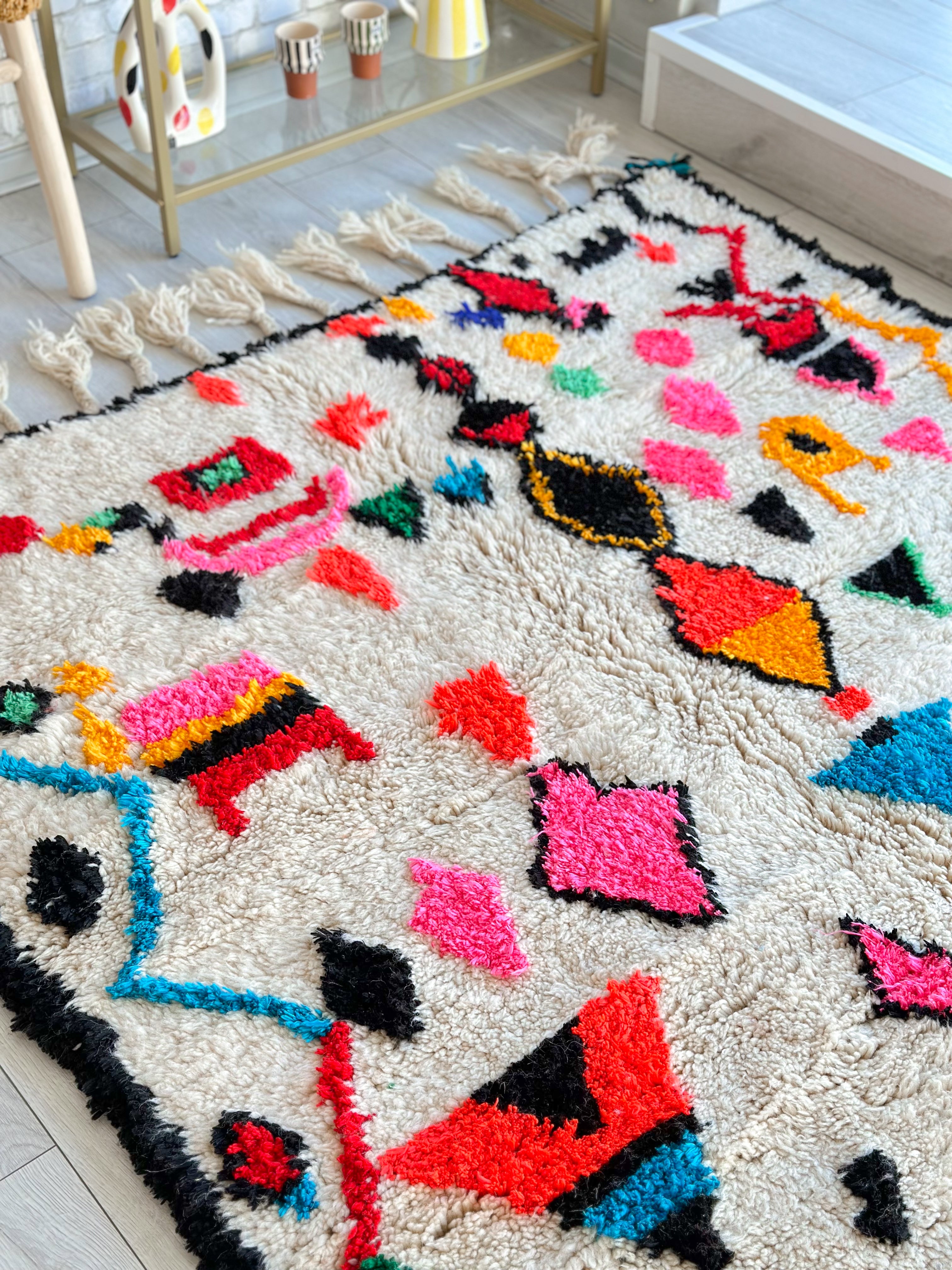 Colorful Berber rug 148 x264 cm - n°734