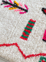 Colorful Berber rug 193 x 290 cm - n°848