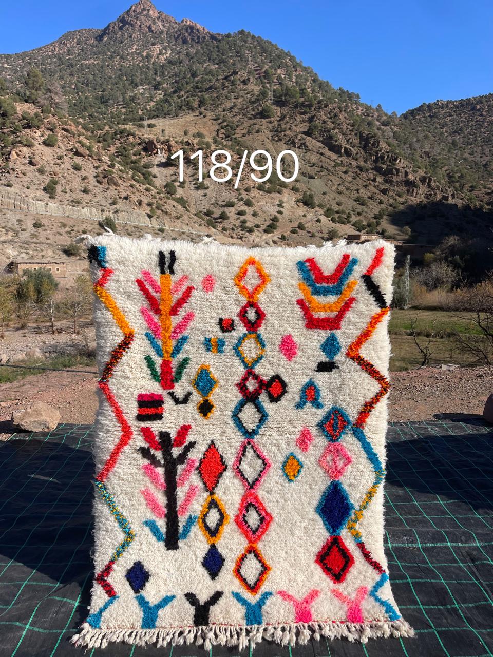 [Early Access] Colorful Berber Rug 118 x 90 cm