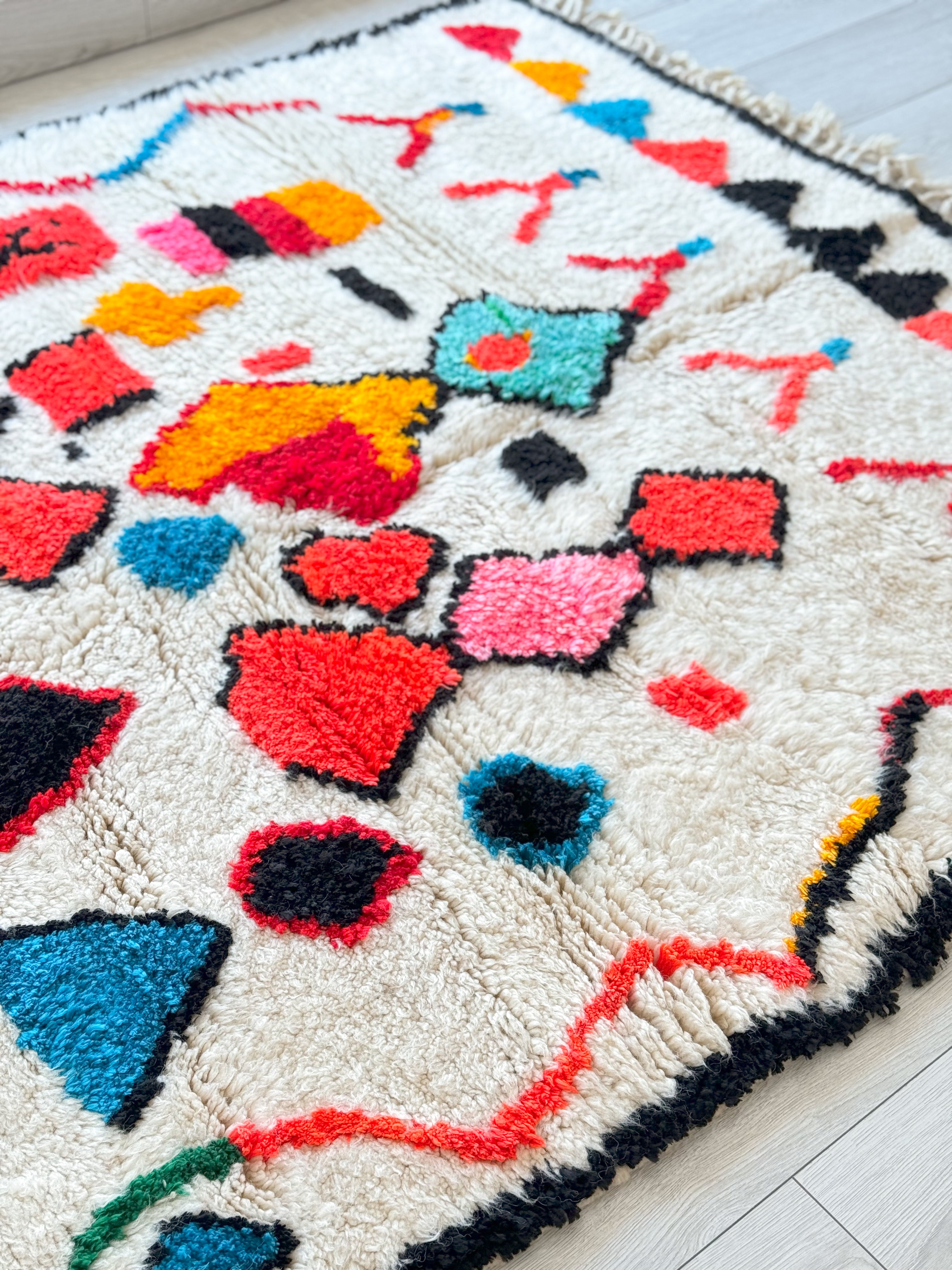 Colorful Berber rug 160 x 260 cm - n°1039