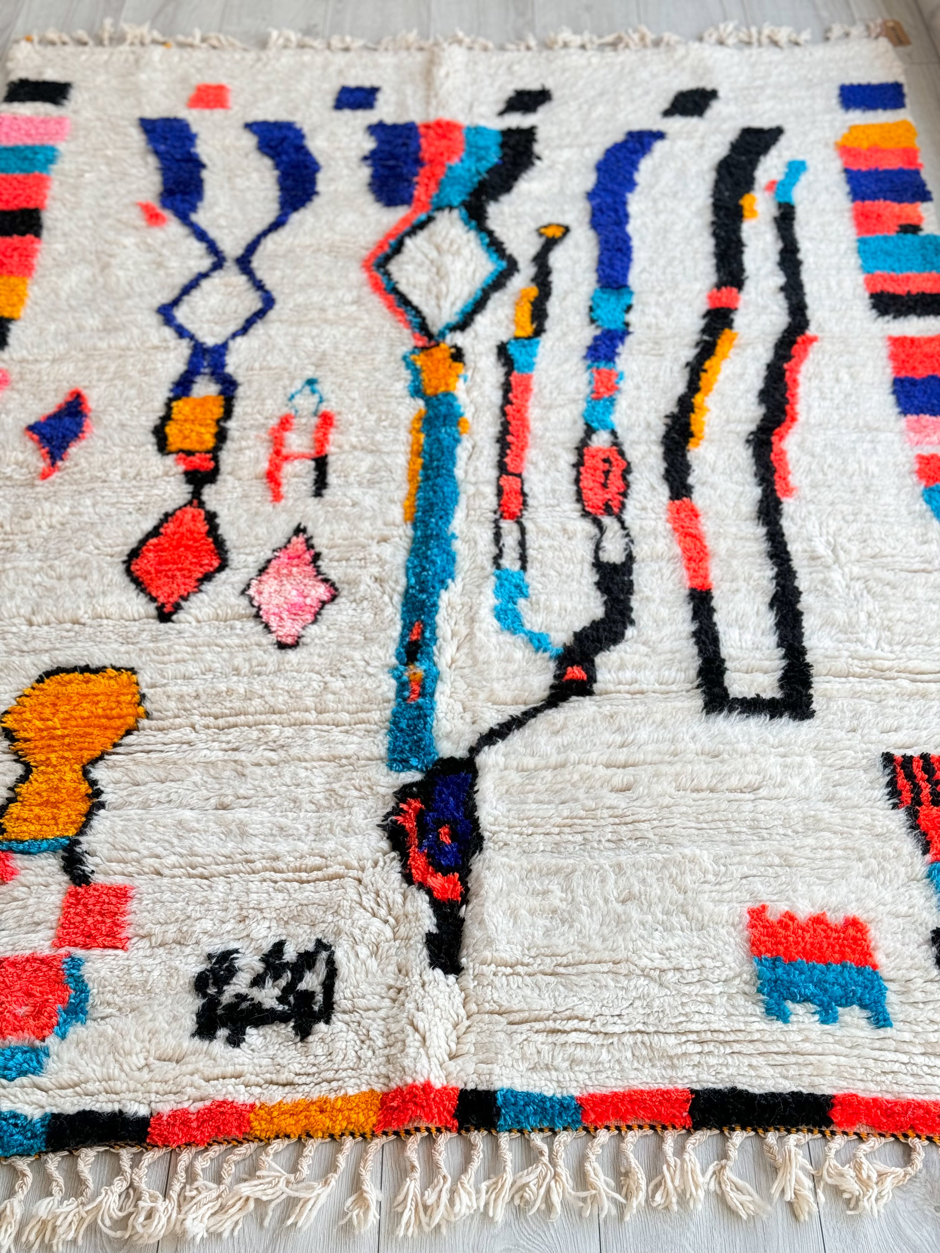 Tapis berbère coloré 165 x 245 cm - n°899