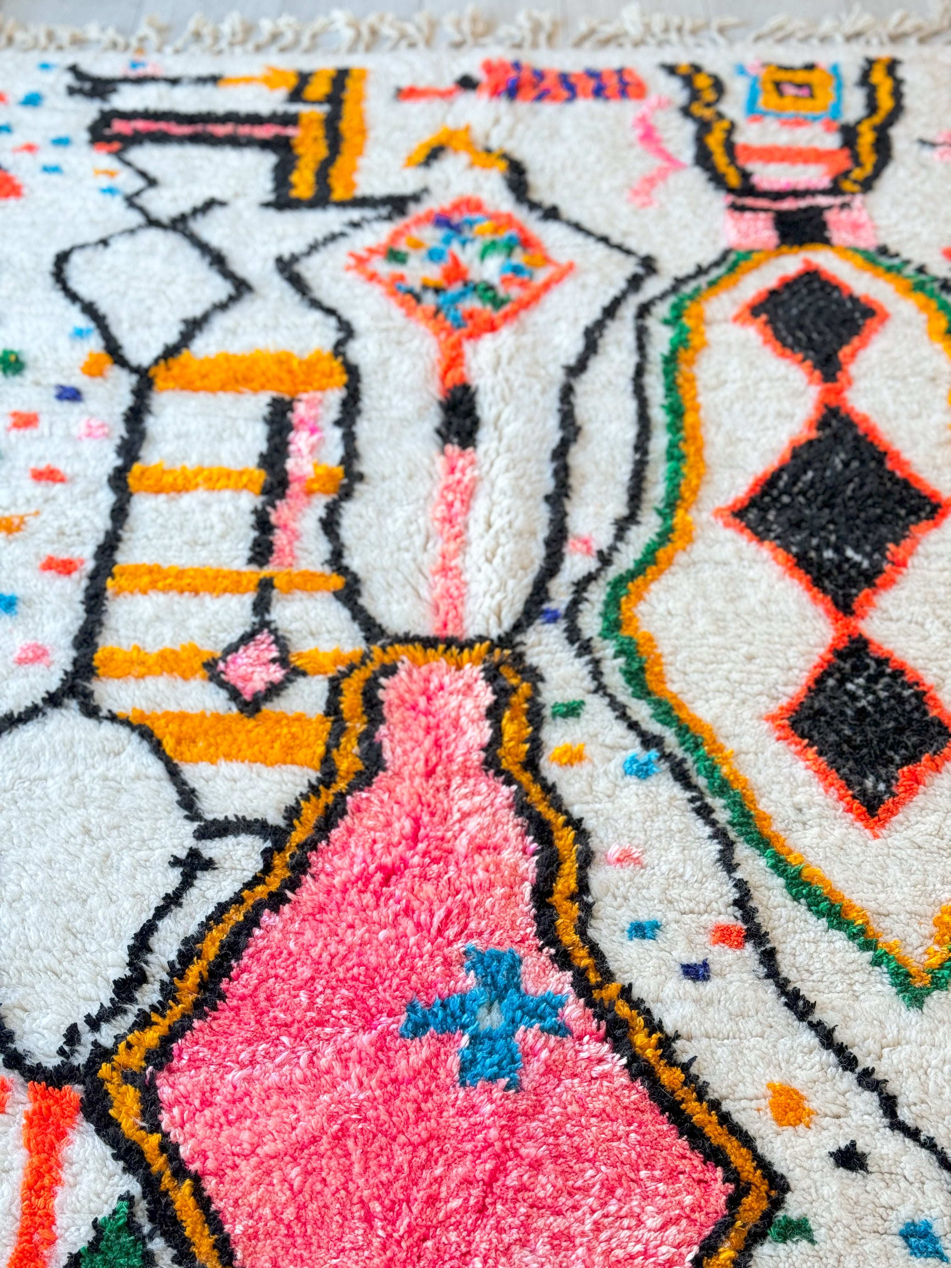 Colorful Berber rug 154 x 288 cm - n°916