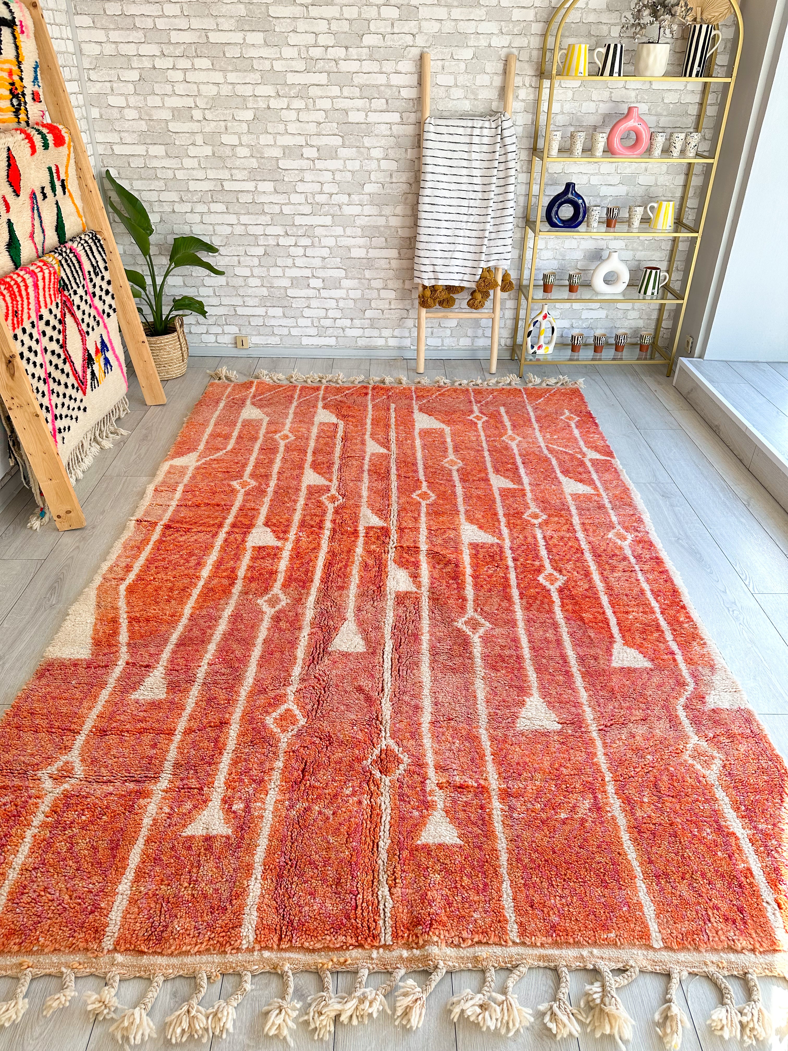 Colorful Beni Ouarain rug - 195 x 320 cm - n°678