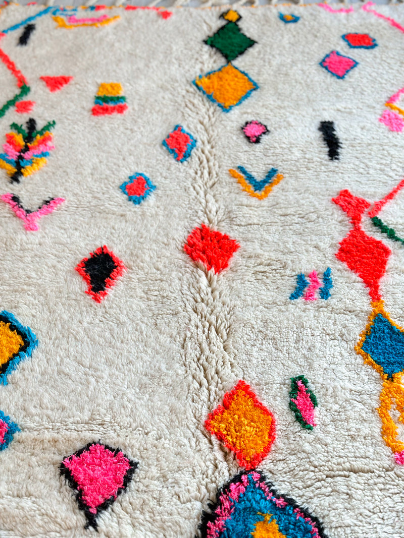 Colorful Berber rug 158 x 260 cm - n°744