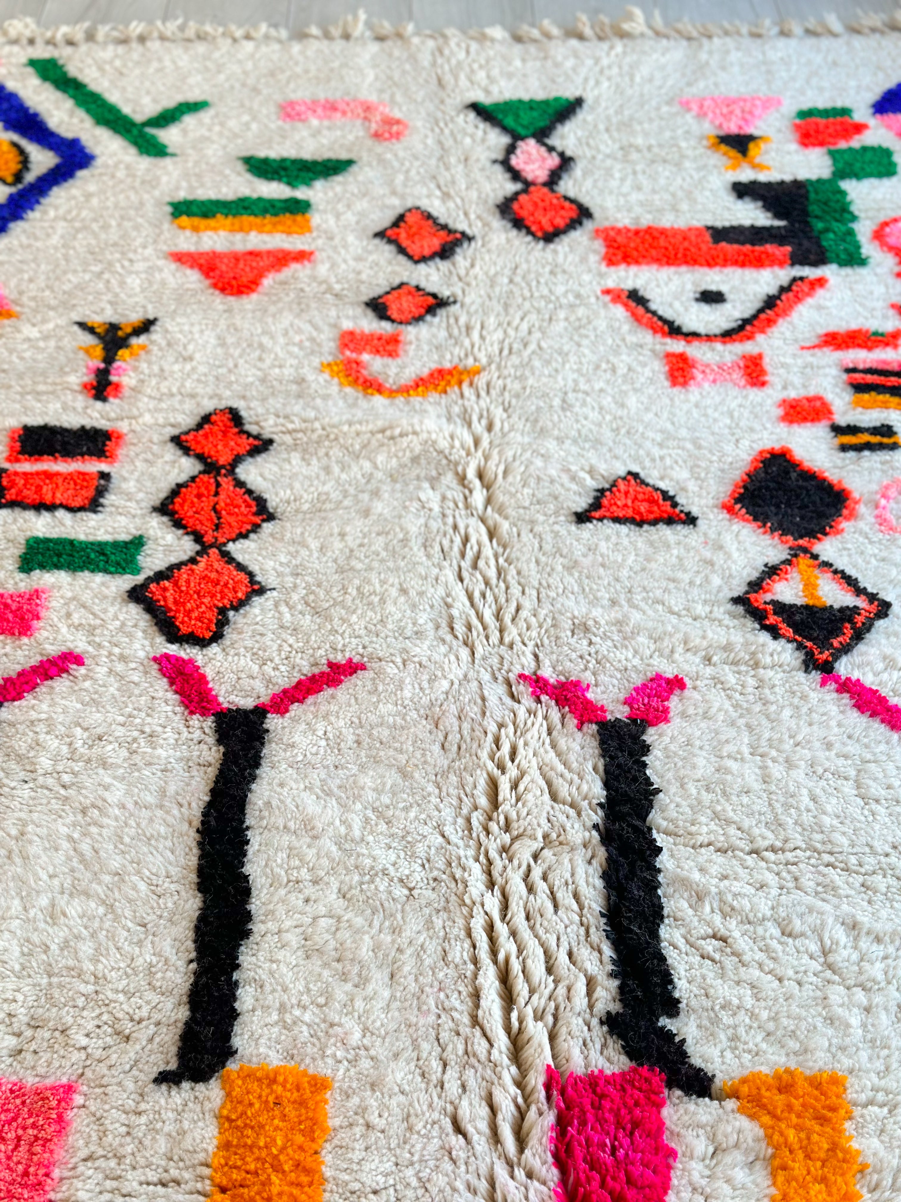 Colorful Berber rug 158 x 260 cm - n°782