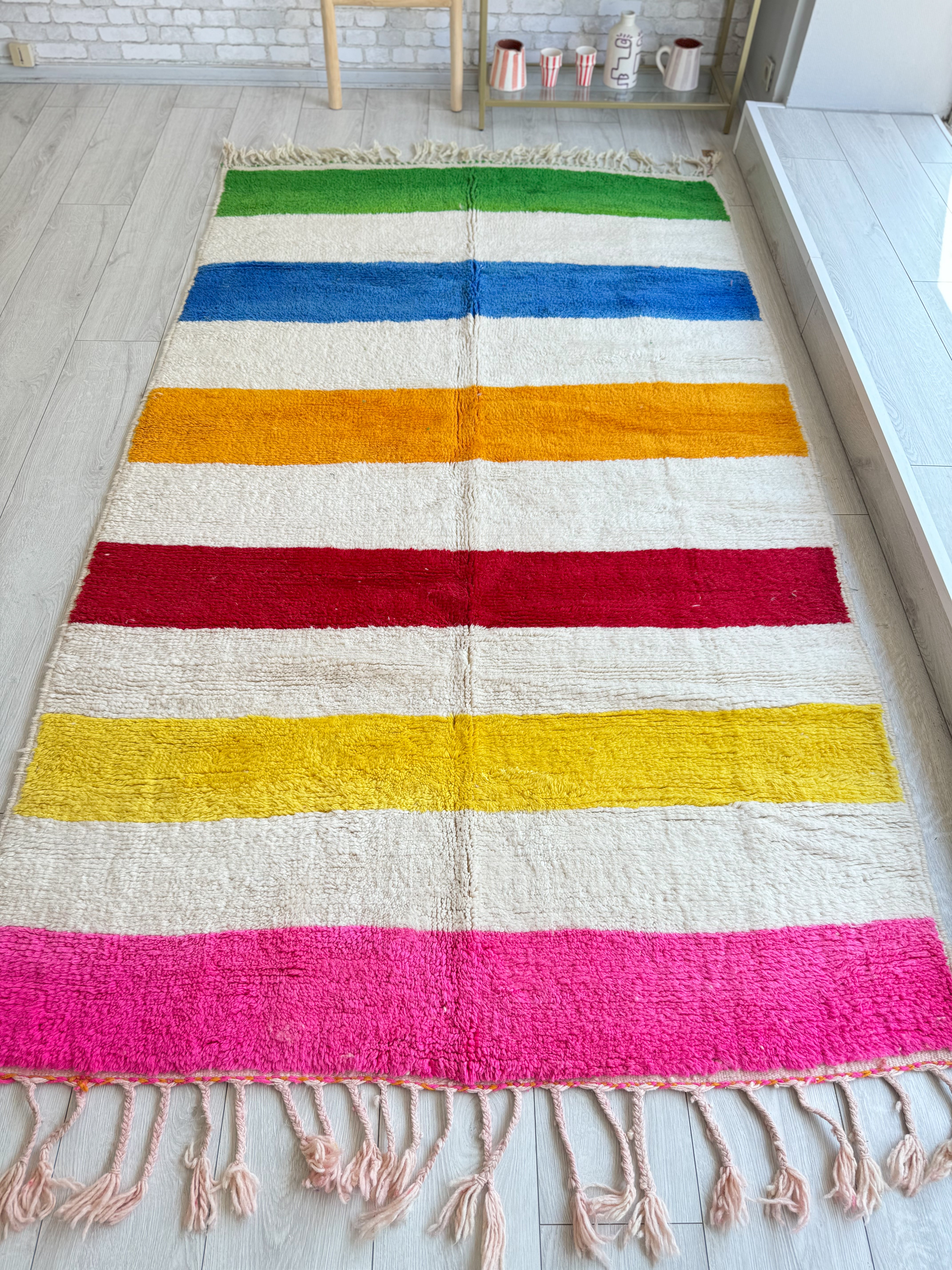 Tapis berbère coloré 154 x 272 cm - n°1321