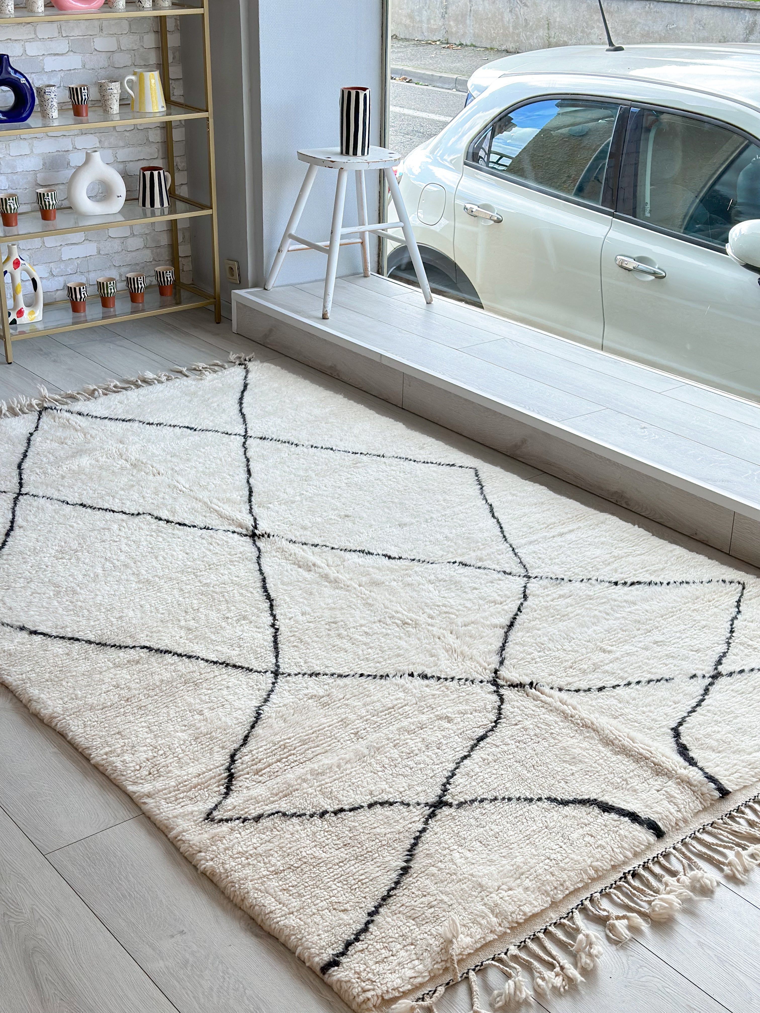 Beni Ouarain rug - 156 x 270 cm - n°689