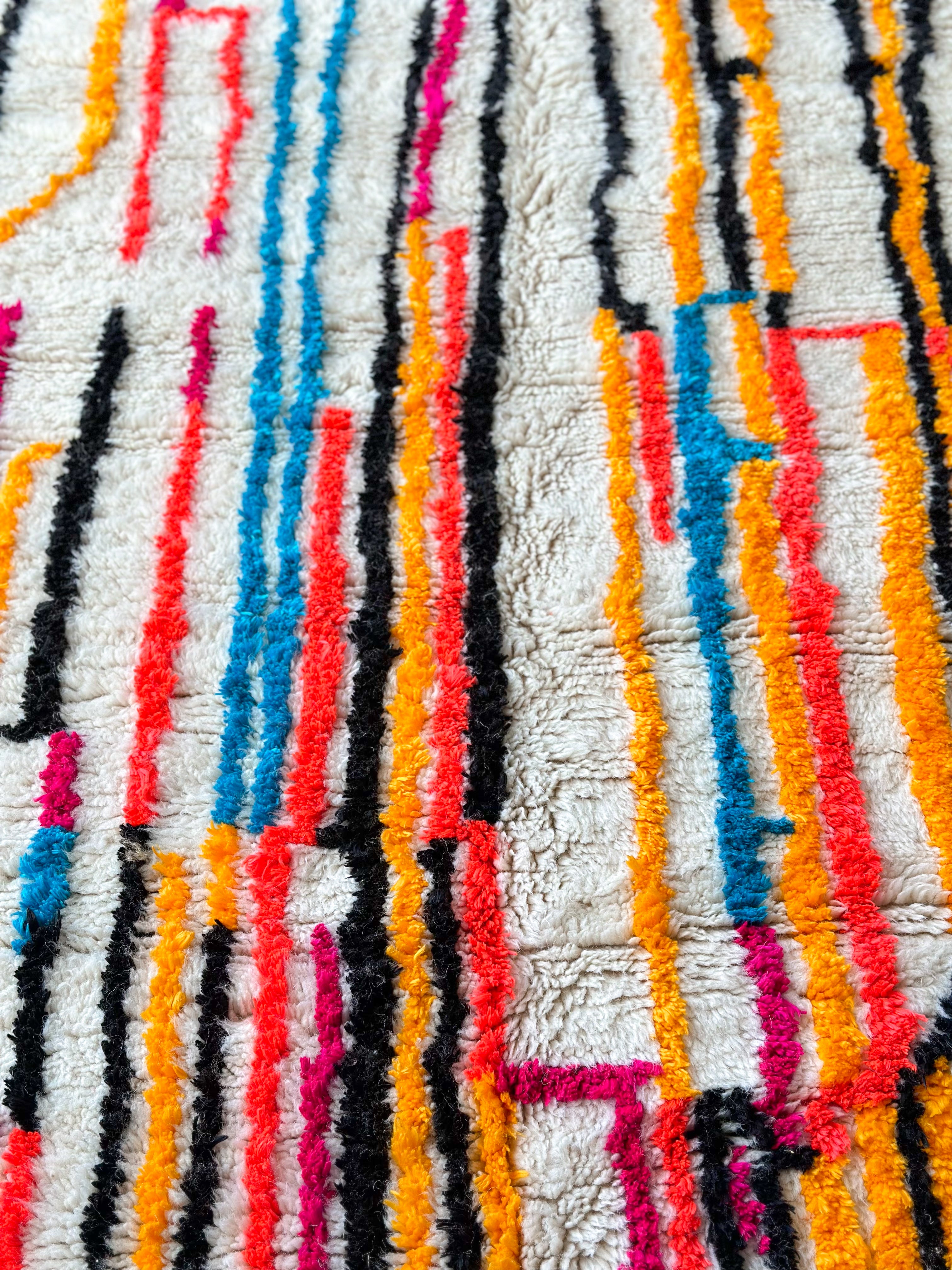 Colorful Berber rug 140 x 260 cm / 4.6 x 8.5 ft - n°700